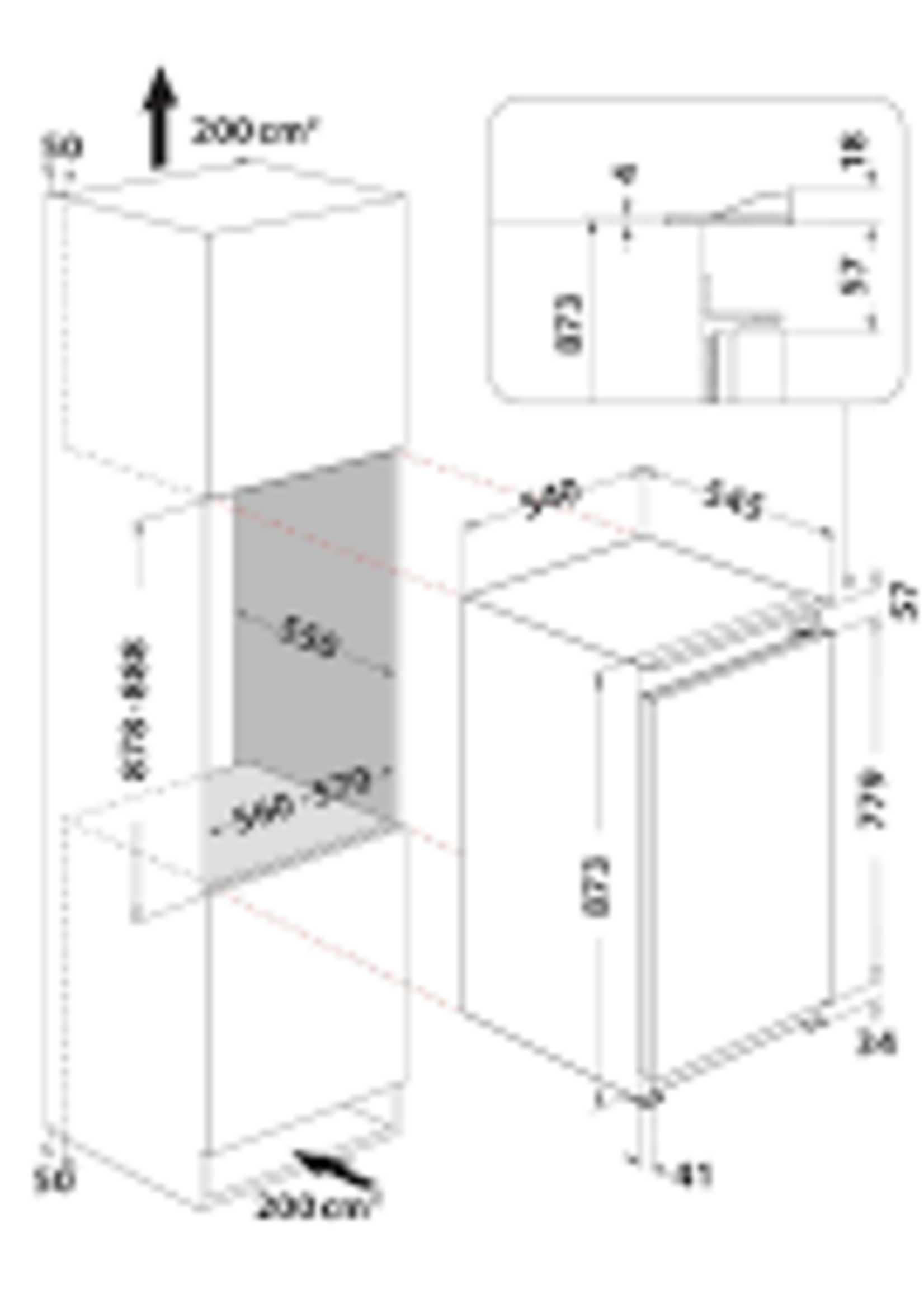 Whirlpool ARG9070A+ inbouw koelkast 54 cm