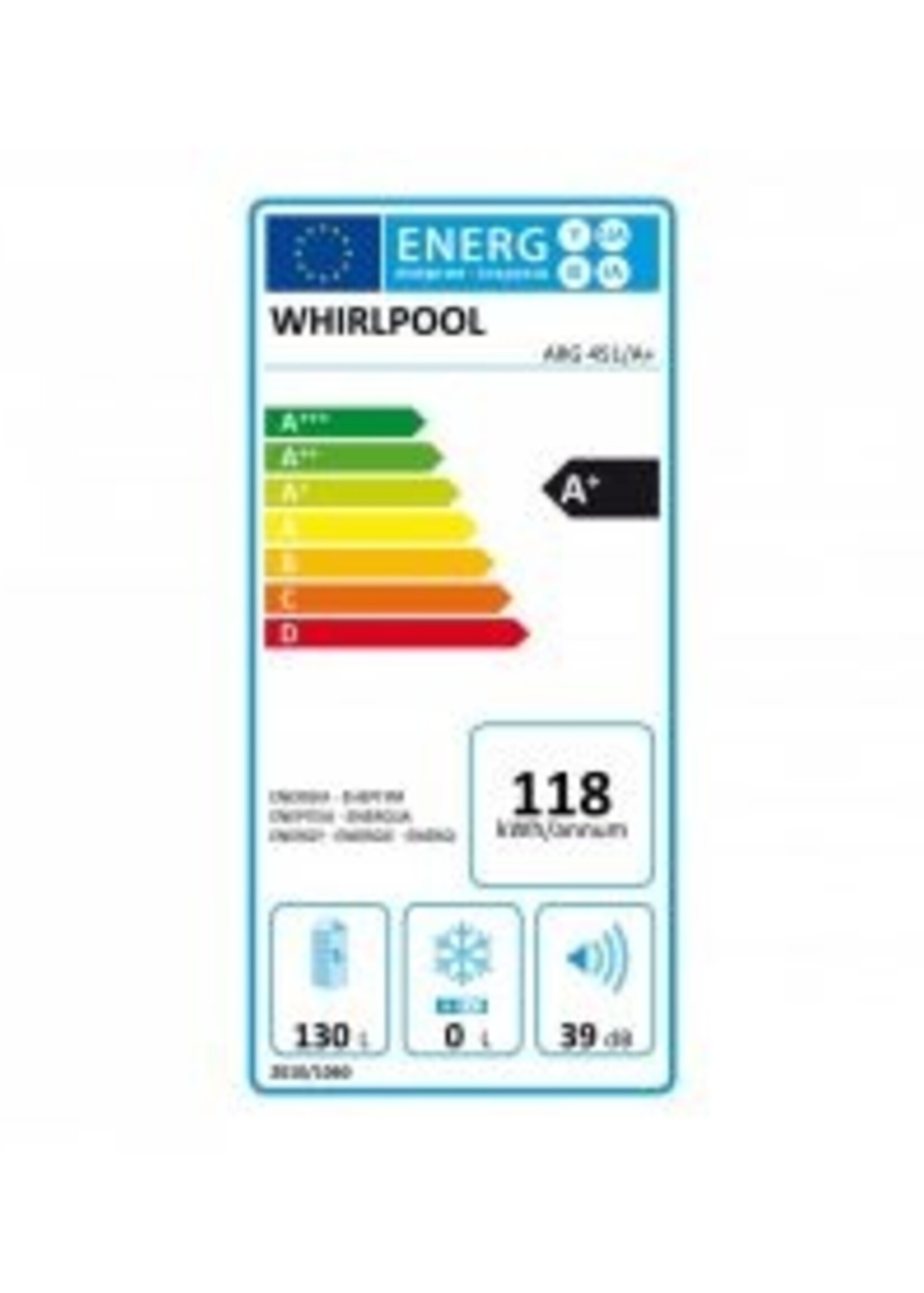 Whirlpool WHM4611 vrieskist