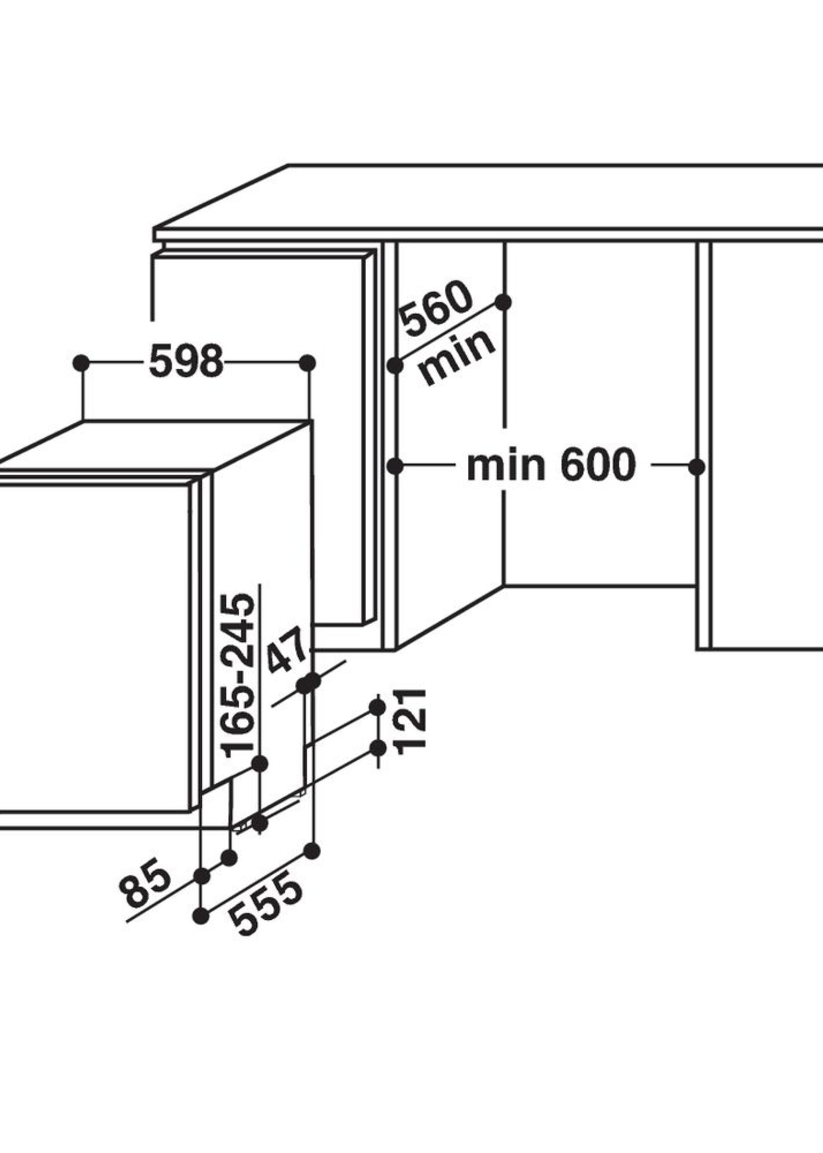Whirlpool WIP4O32PT vaatwasser 60 cm