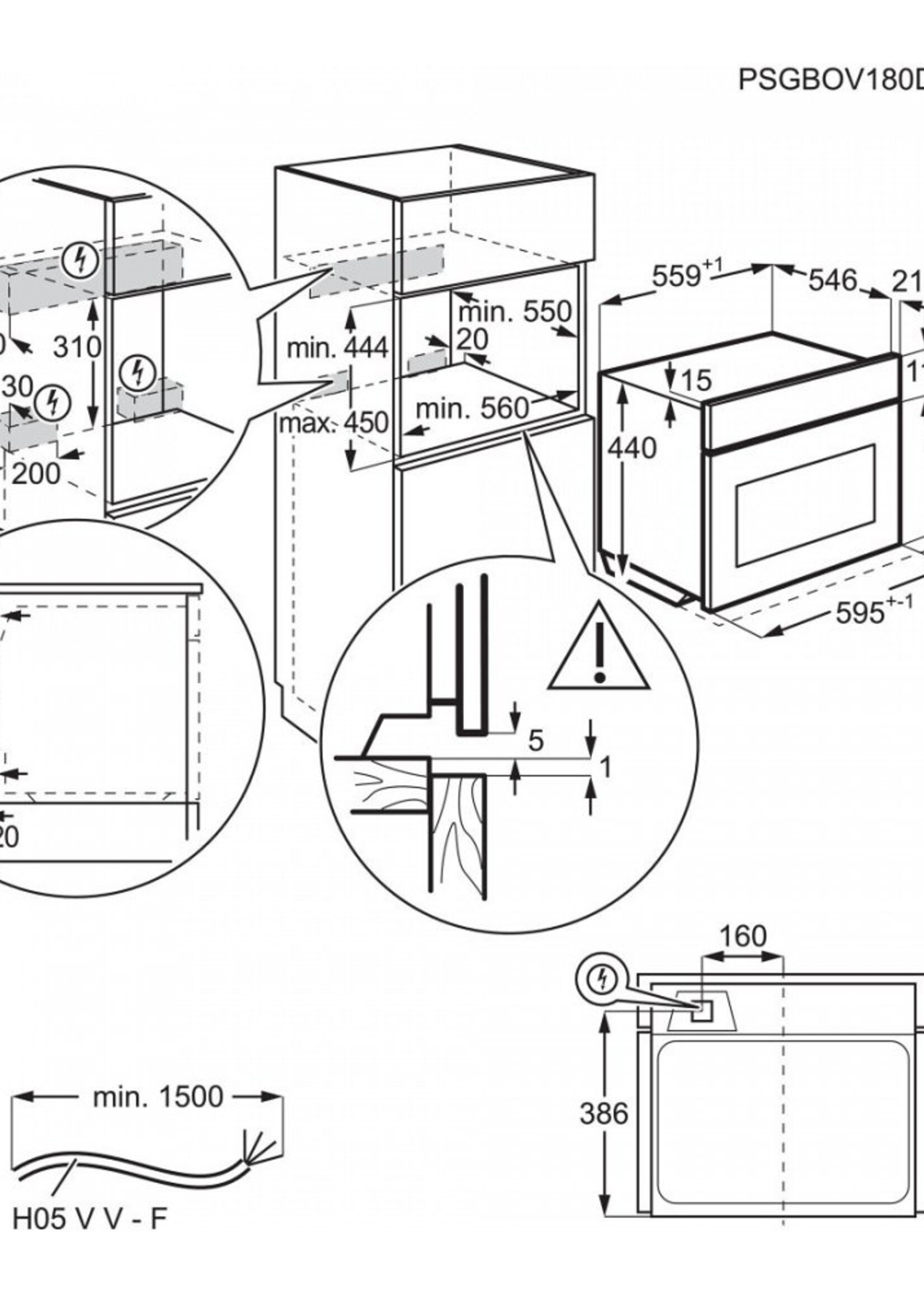 AEG KME525800M magnetron met grill