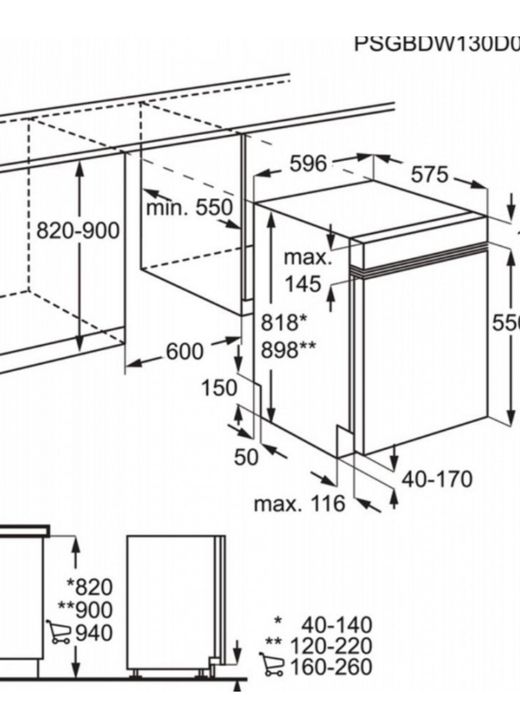 AEG BPK435020M oven