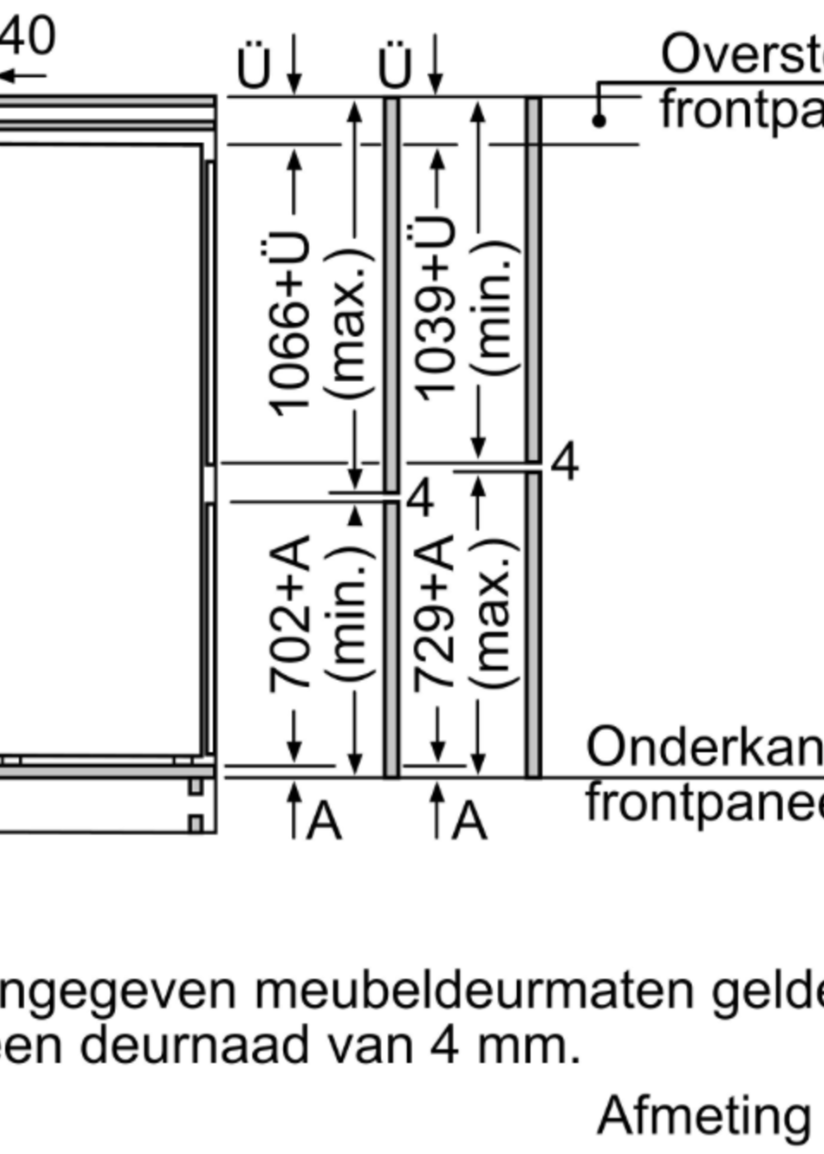 Siemens KI86NAFF0 koel/vriescombinatie