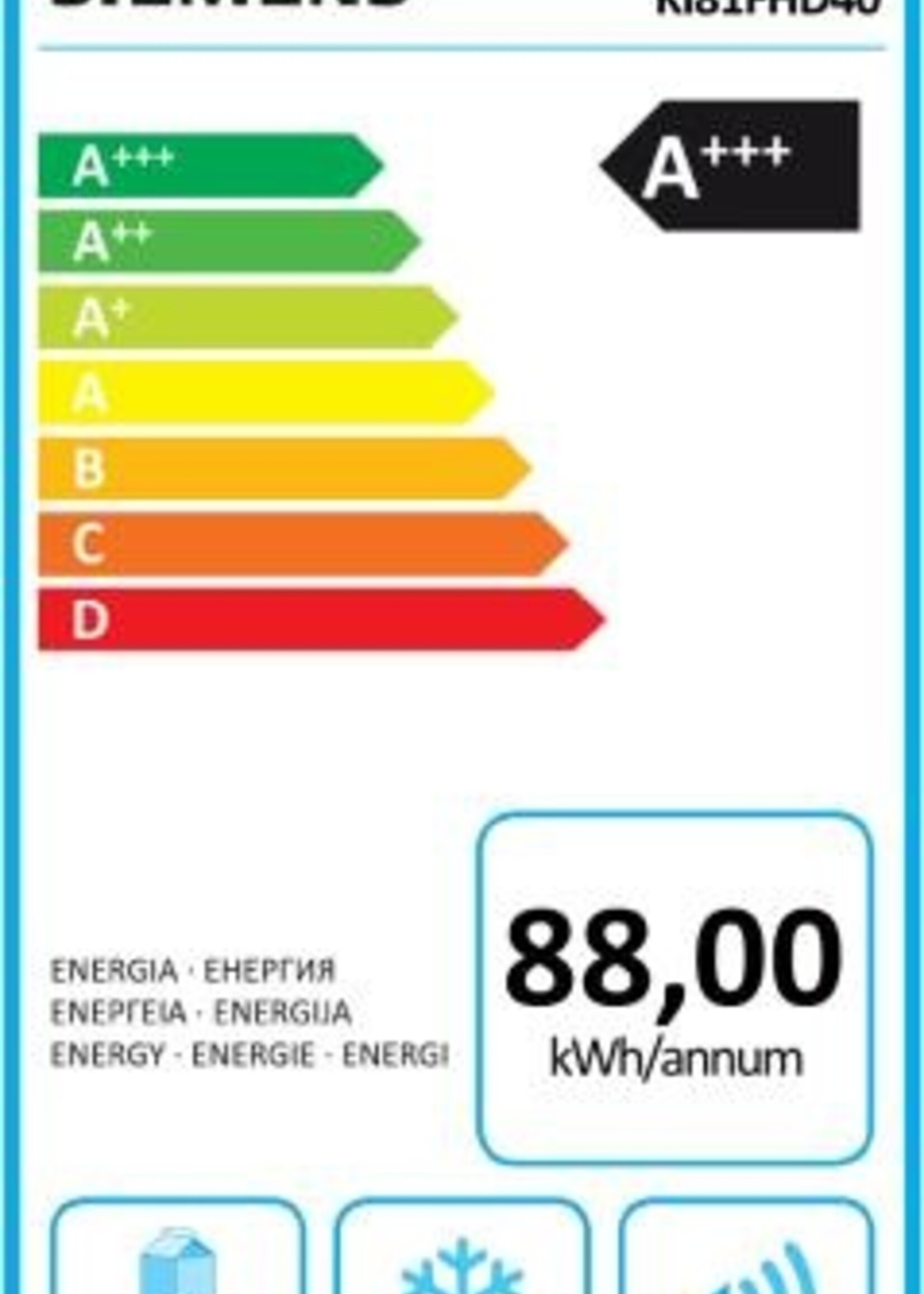 Siemens KI81FSDE0 studioLine inbouw koelkast 178cm