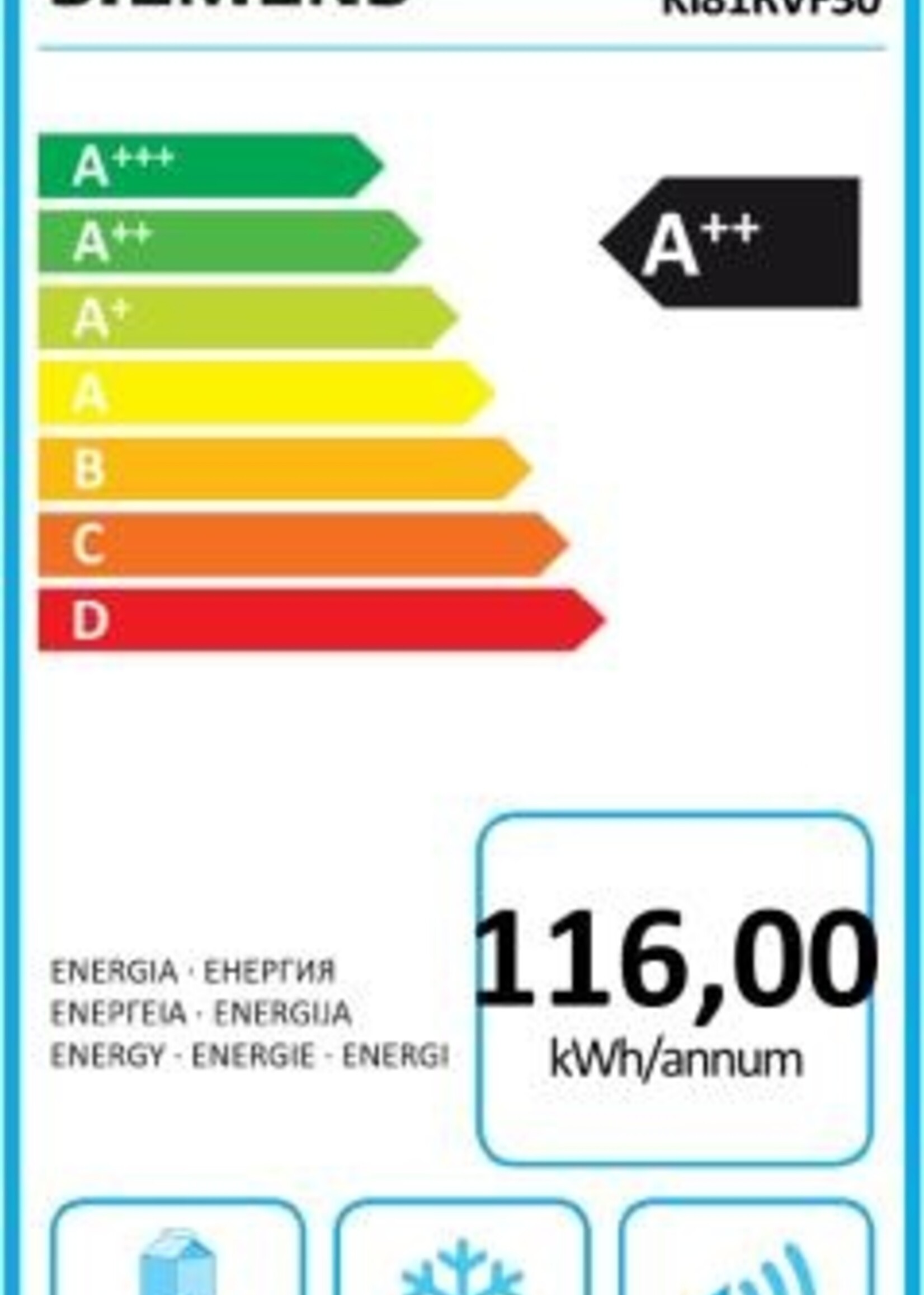 Siemens KI81RVFF0 inbouw koelkast