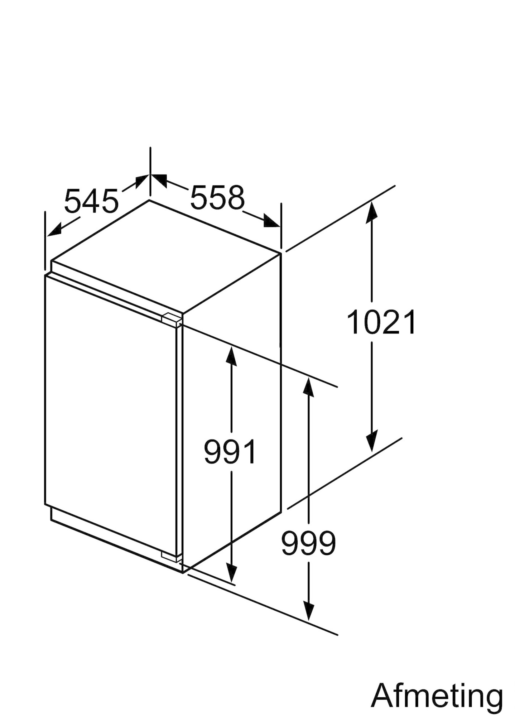 Siemens KI32LADF0 inbouw koelkast