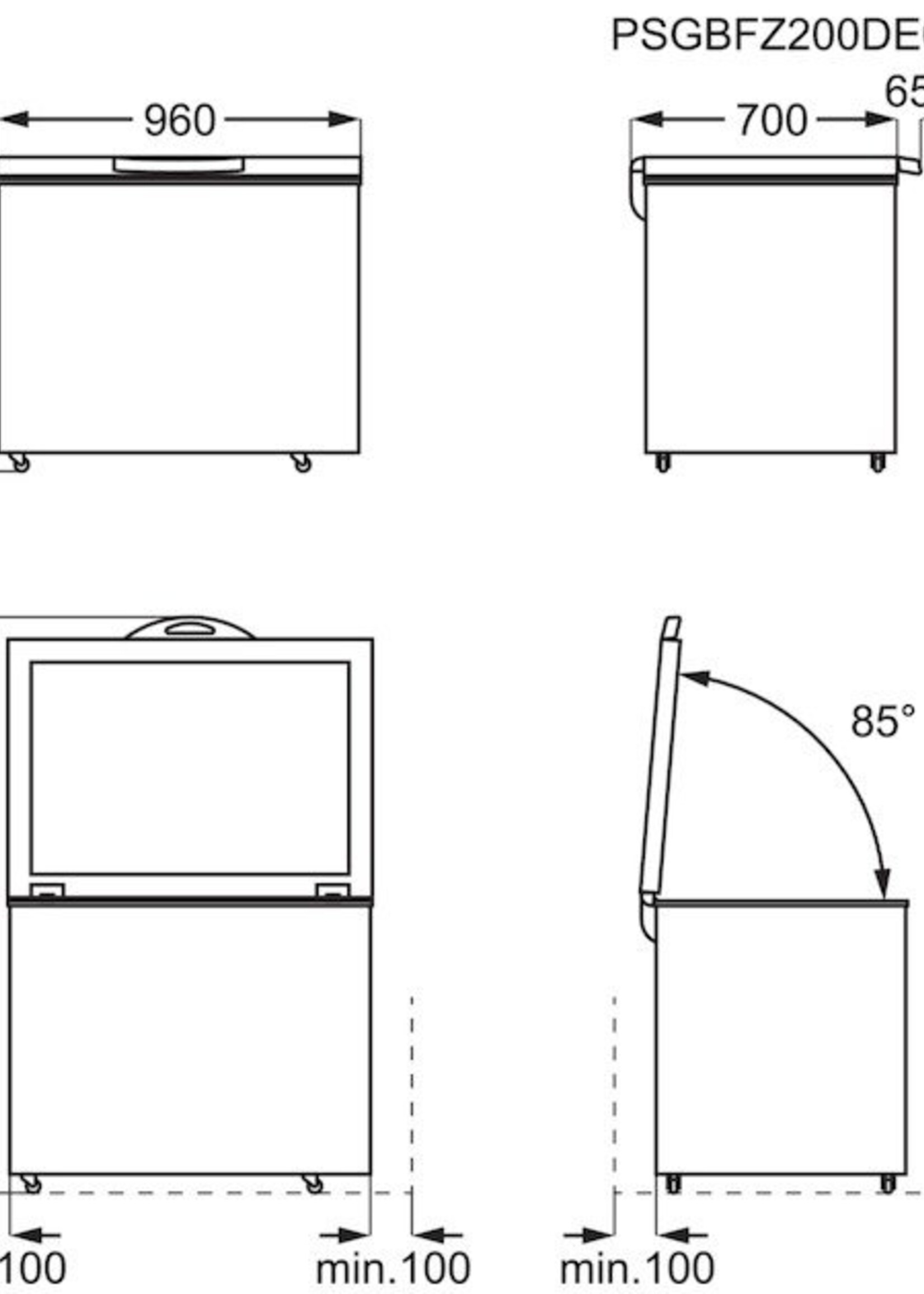 Beko FNE312E41WN vrijstaande vriezer