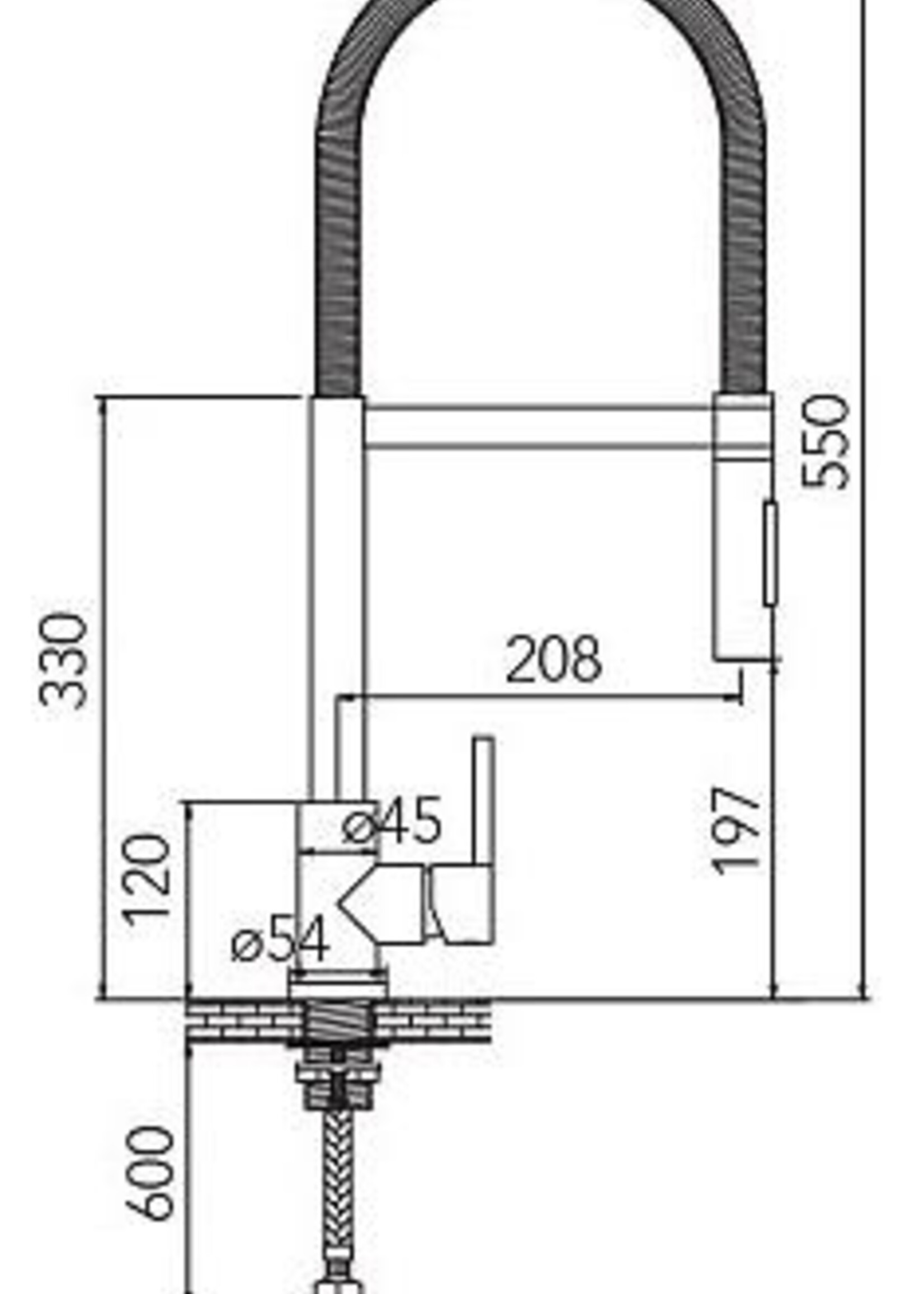 Caressi CA103IECO keukenkraan