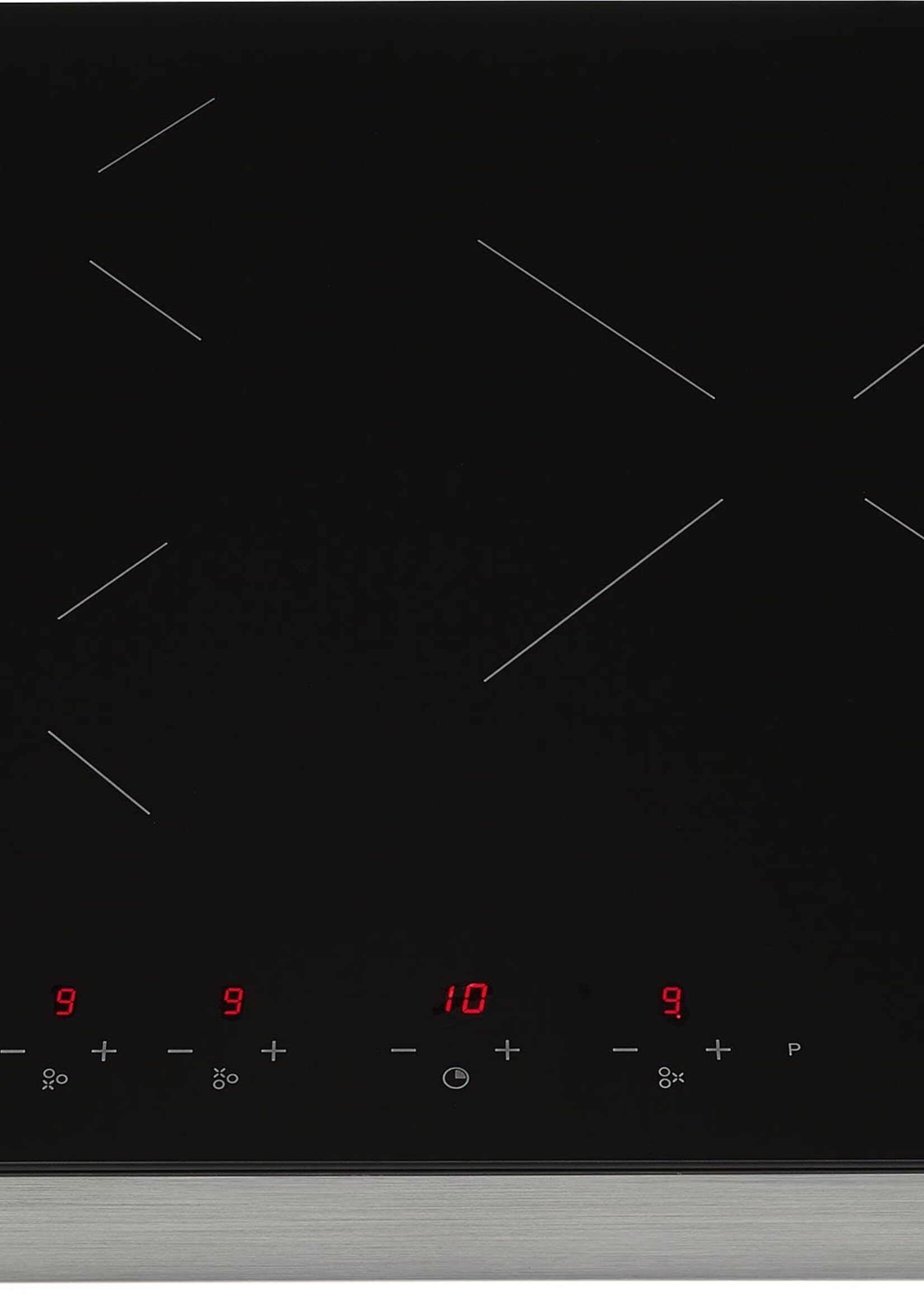 Etna KIV160RVS vrijstaande inductie kookplaat - 86 cm