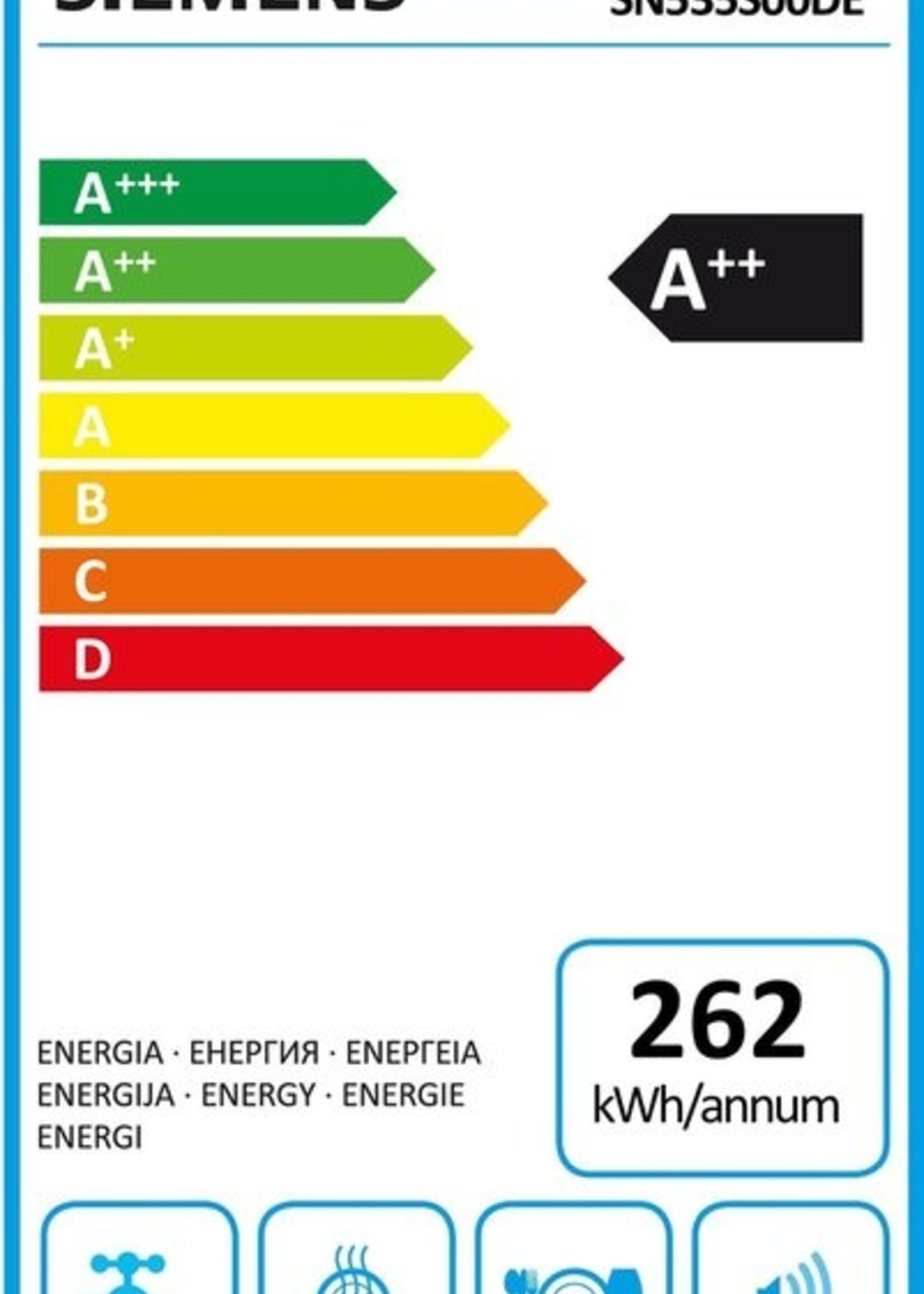 Siemens SN535S00DE vaatwasser 60 cm