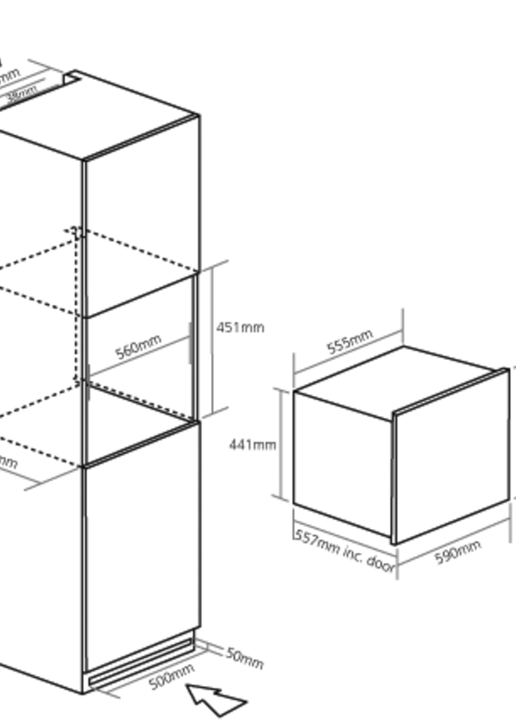Airo Design WC6400 vlakinbouw wijnkoeler