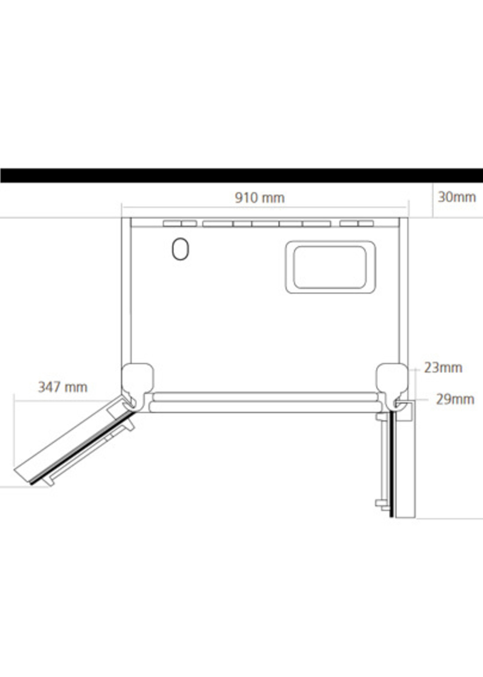 Airo Design CAFF45GM koel-vries combinatie