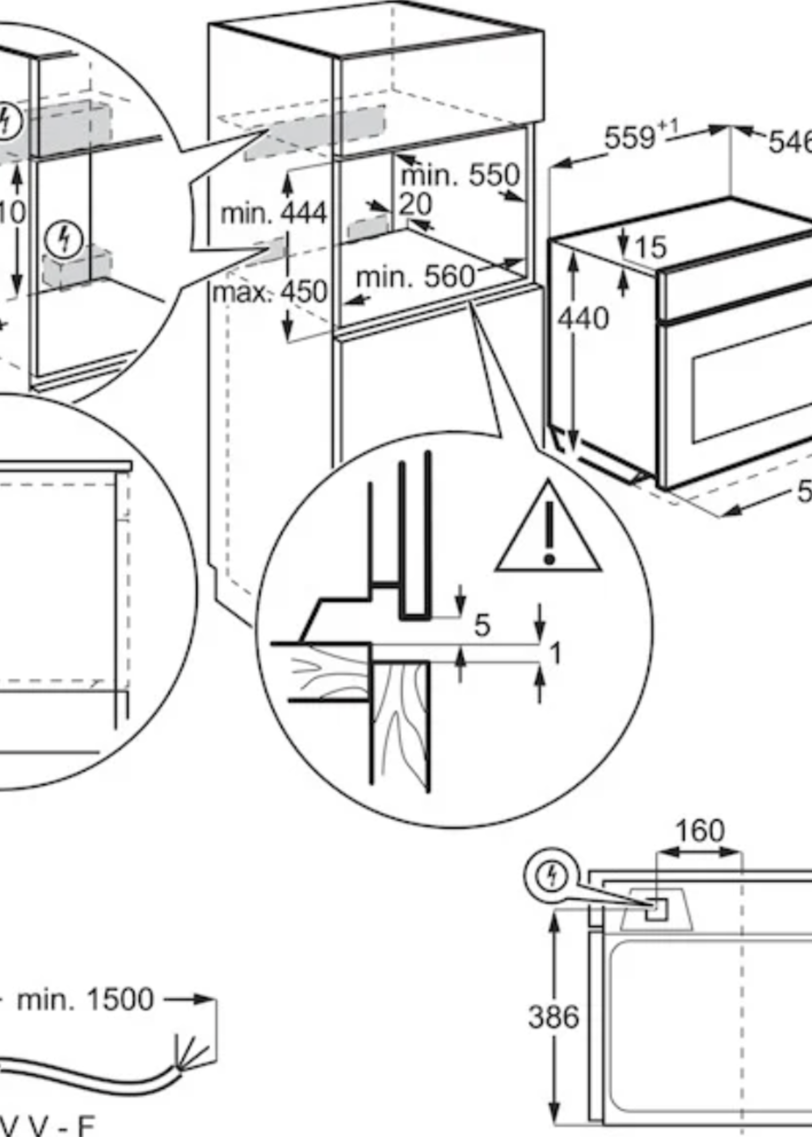 AEG KMF768080M  inbouw combi magnetron