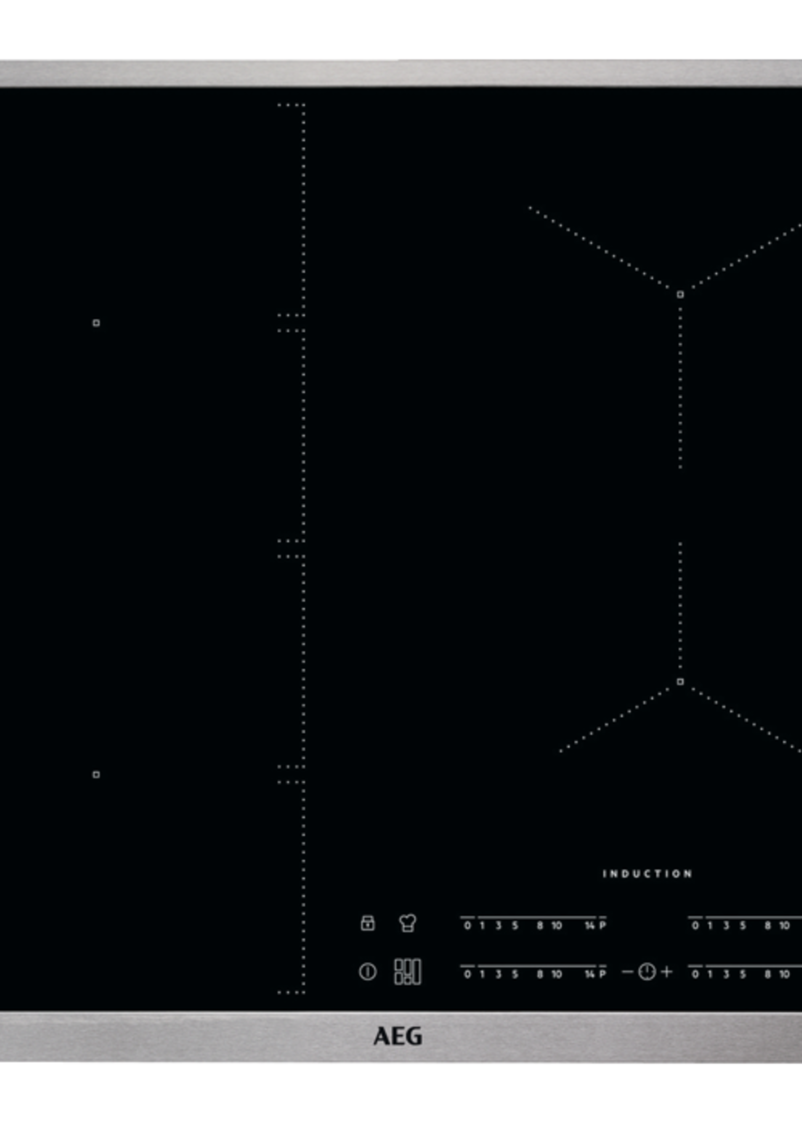 AEG IKE64471XB Inductie kookplaat - 56 cm