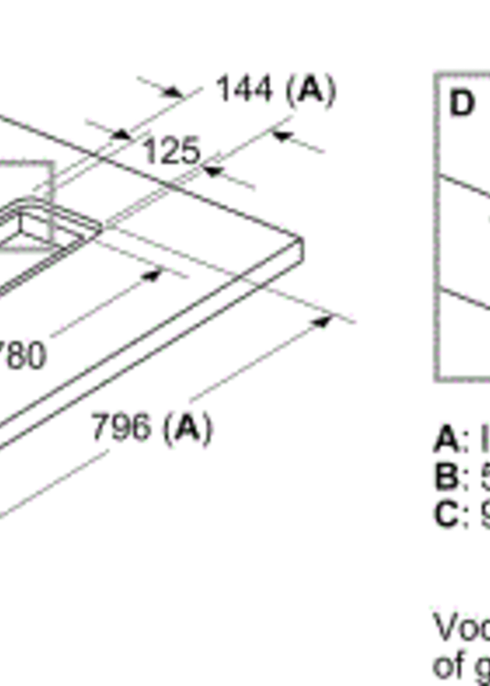 Siemens LD88WMM65 downdraft afzuigkap Glassdraftair