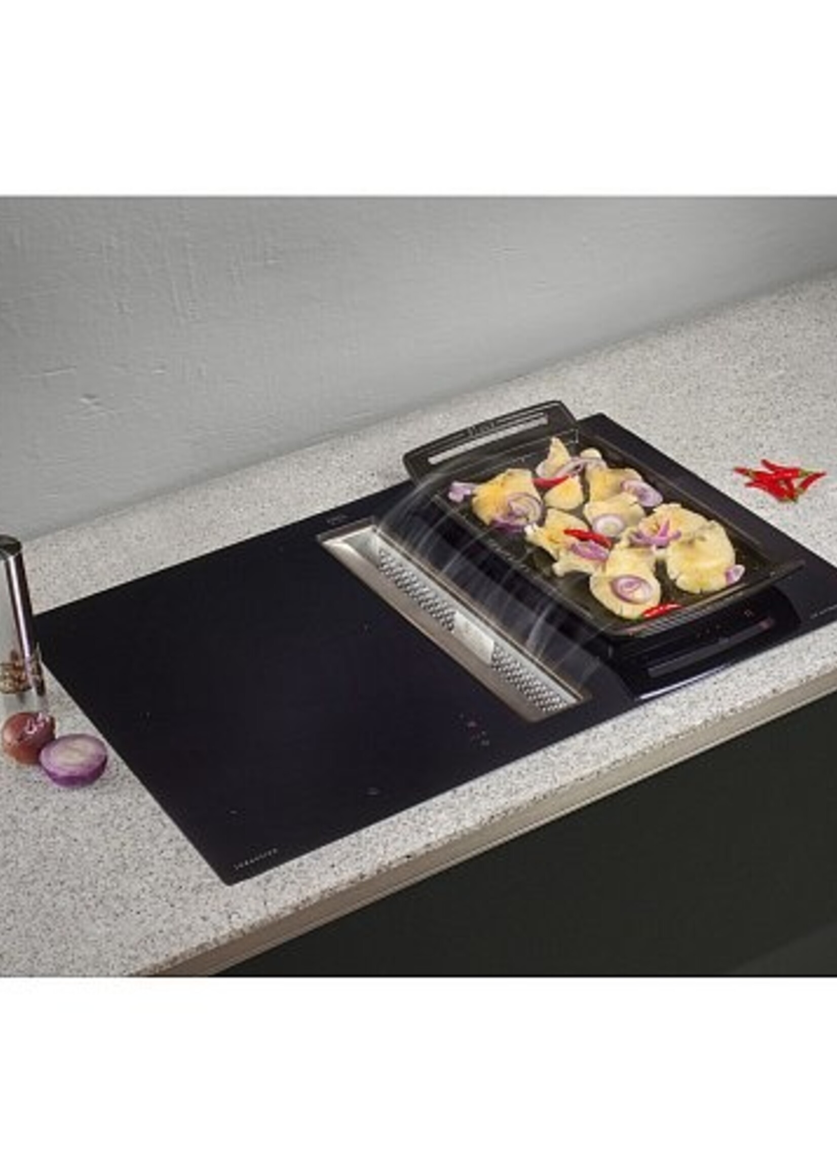 Airo Design IG800-200 kookplaat met afzuiging - 80 cm