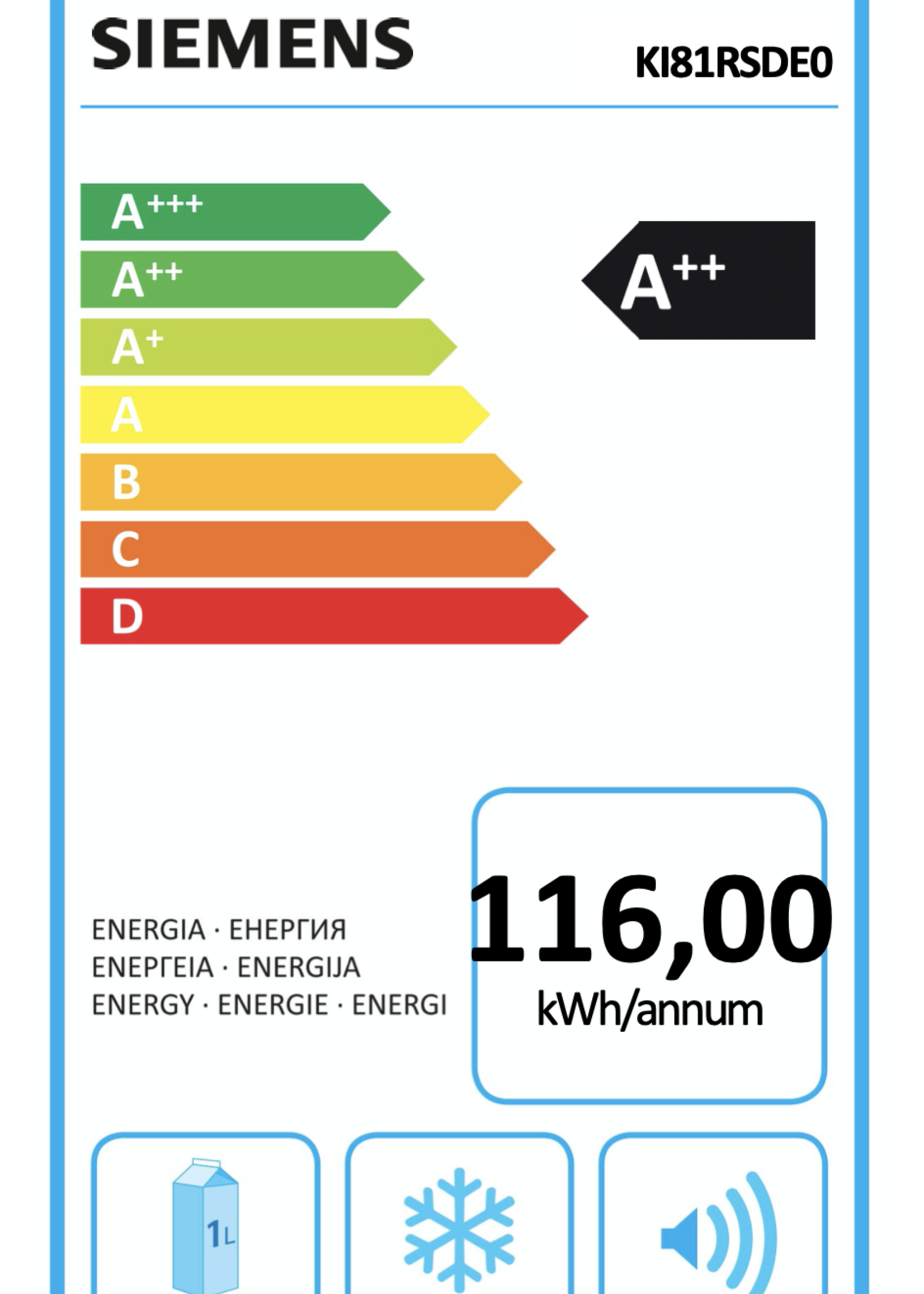 Siemens KI81RSDE0 studioLine inbouw koelkast