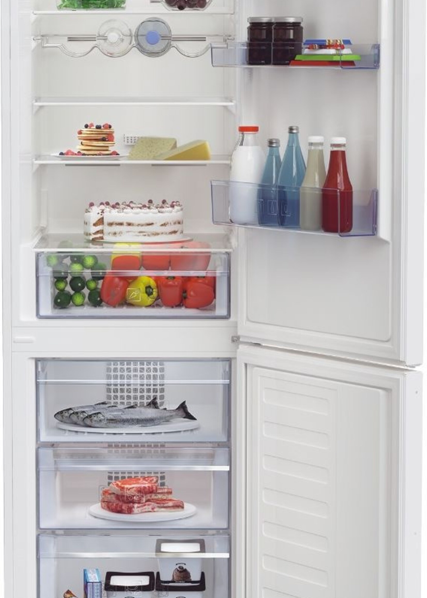 Beko RCSA366K41W koel-vriescombinatie