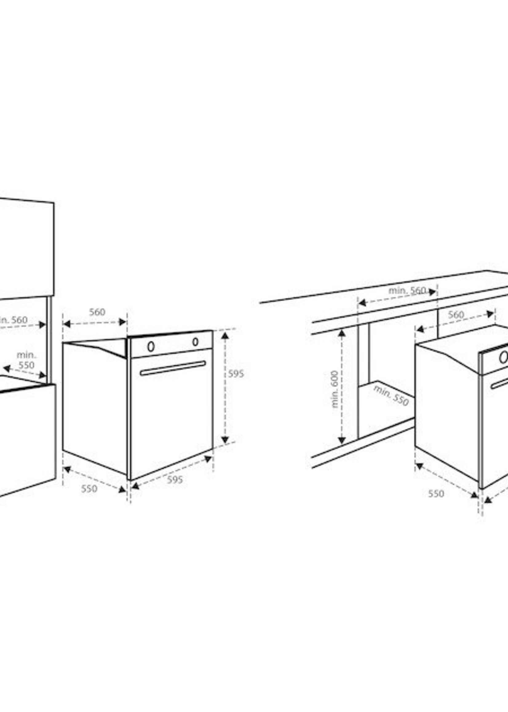 Inventum IOM6072RK Inventum inbouw oven