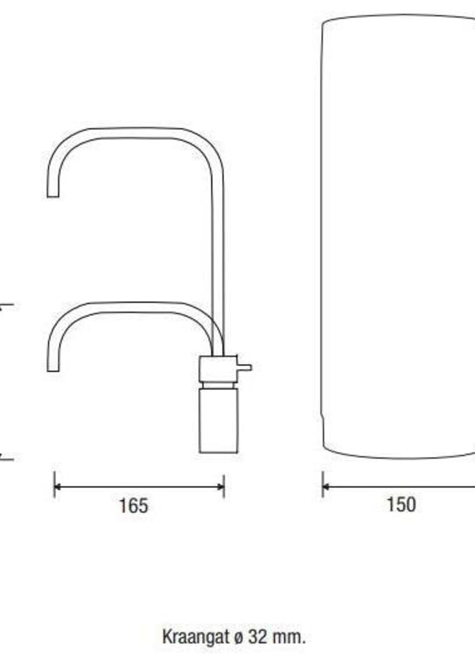 Quooker 3CNSCHR kokend waterkraan