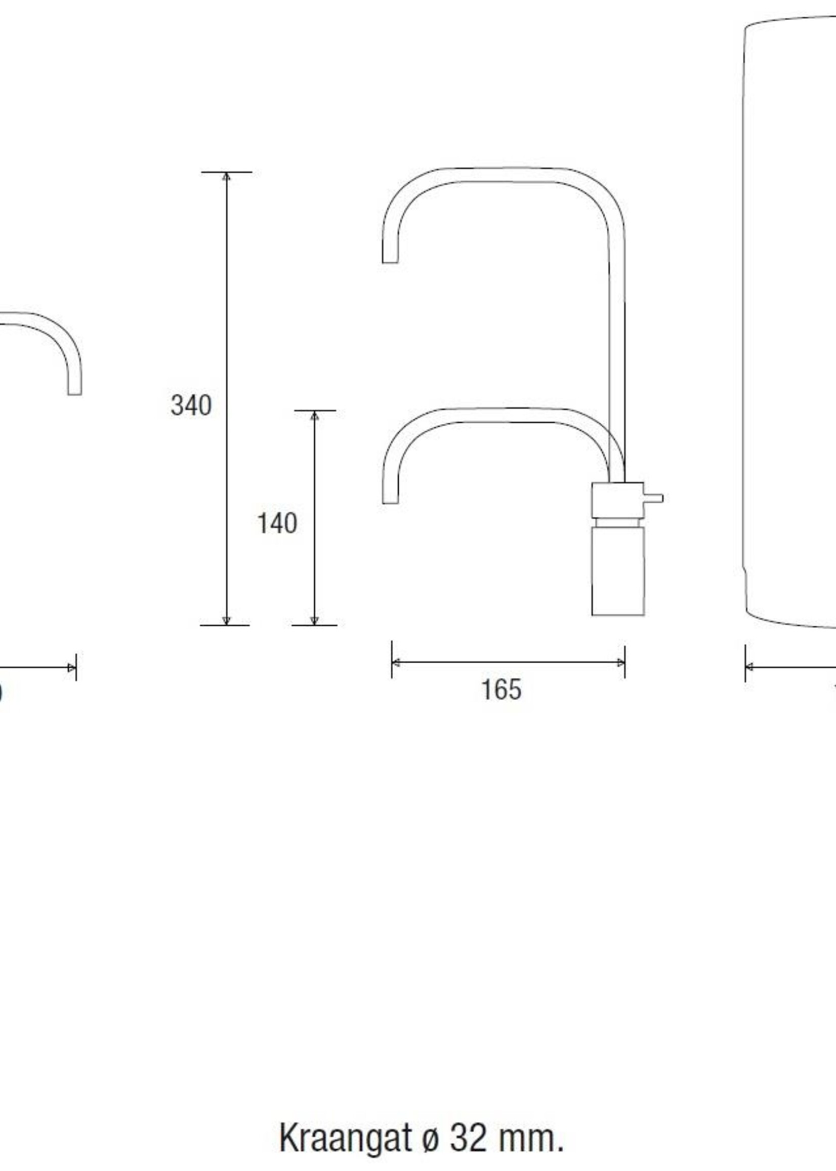 Quooker 3NSCHRTT Kokend Waterkraan