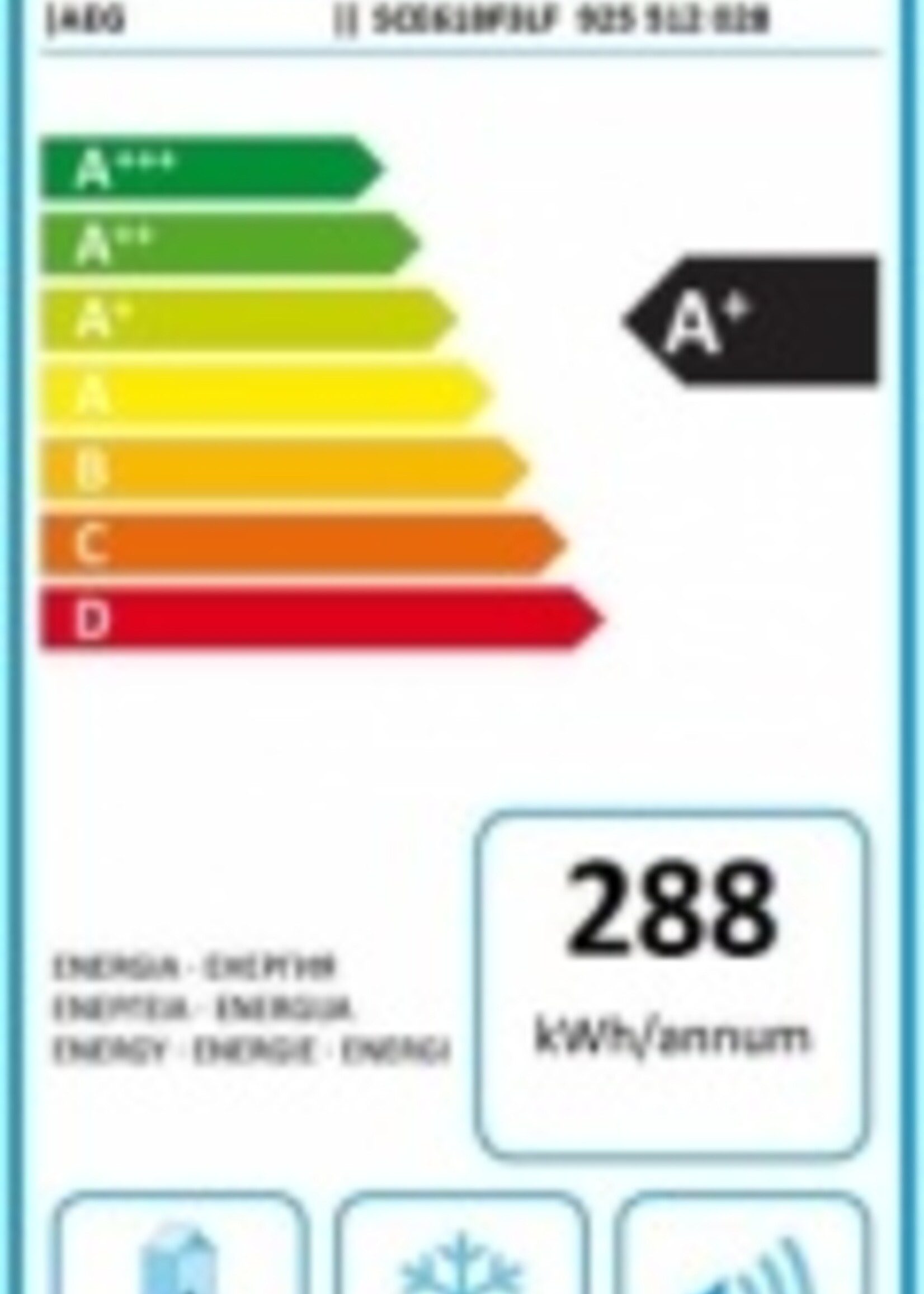 AEG SCE618F3LF koel/vriescombinatie