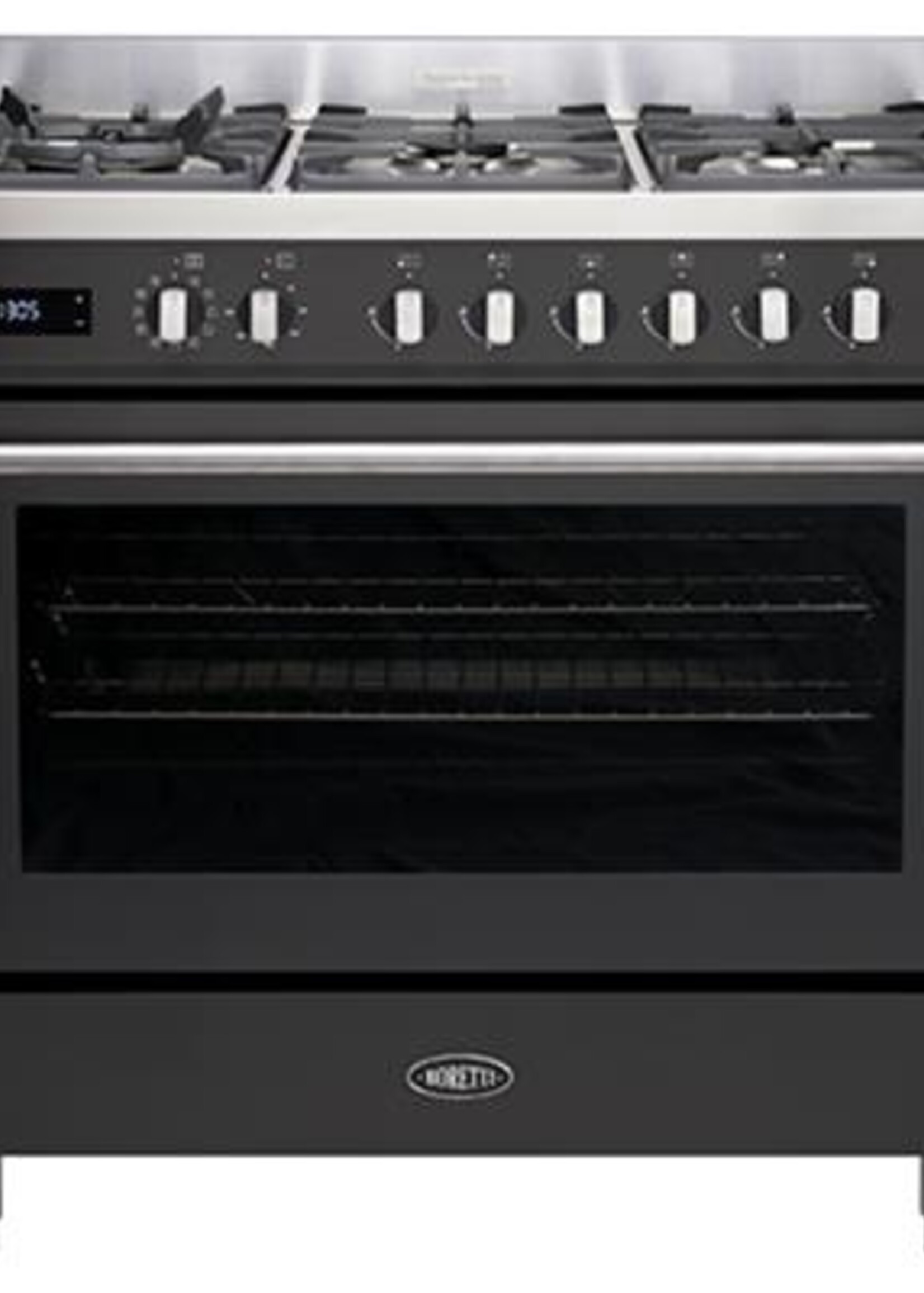 Boretti ML9016GSAN Milano Gasfornuis - 90 cm