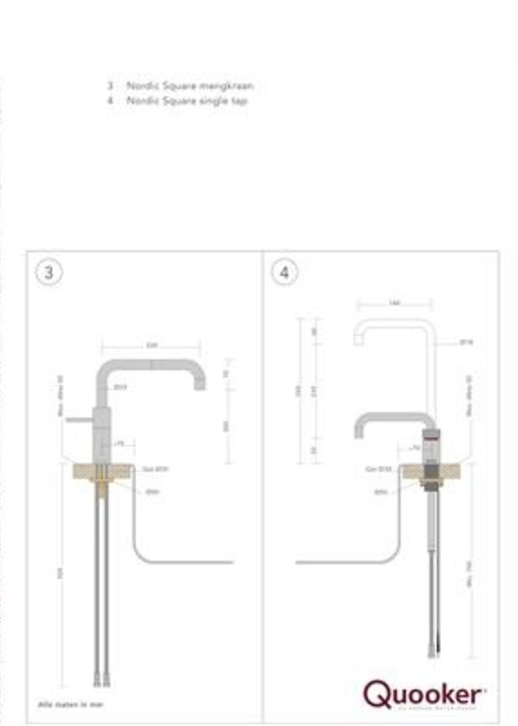 Quooker 22CNSNIG kokend waterkraan