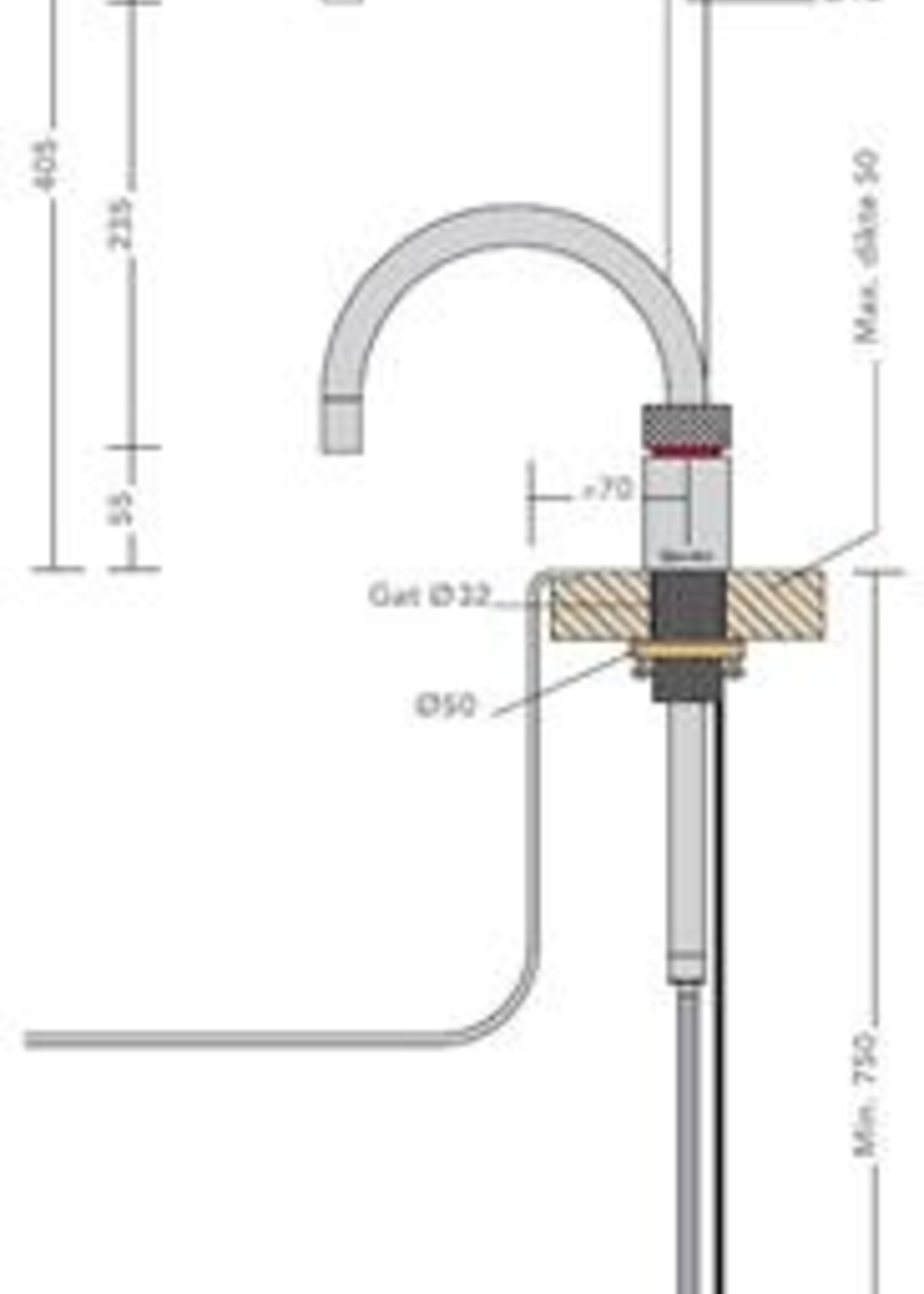 Quooker 22NRRVS kokend waterkraan