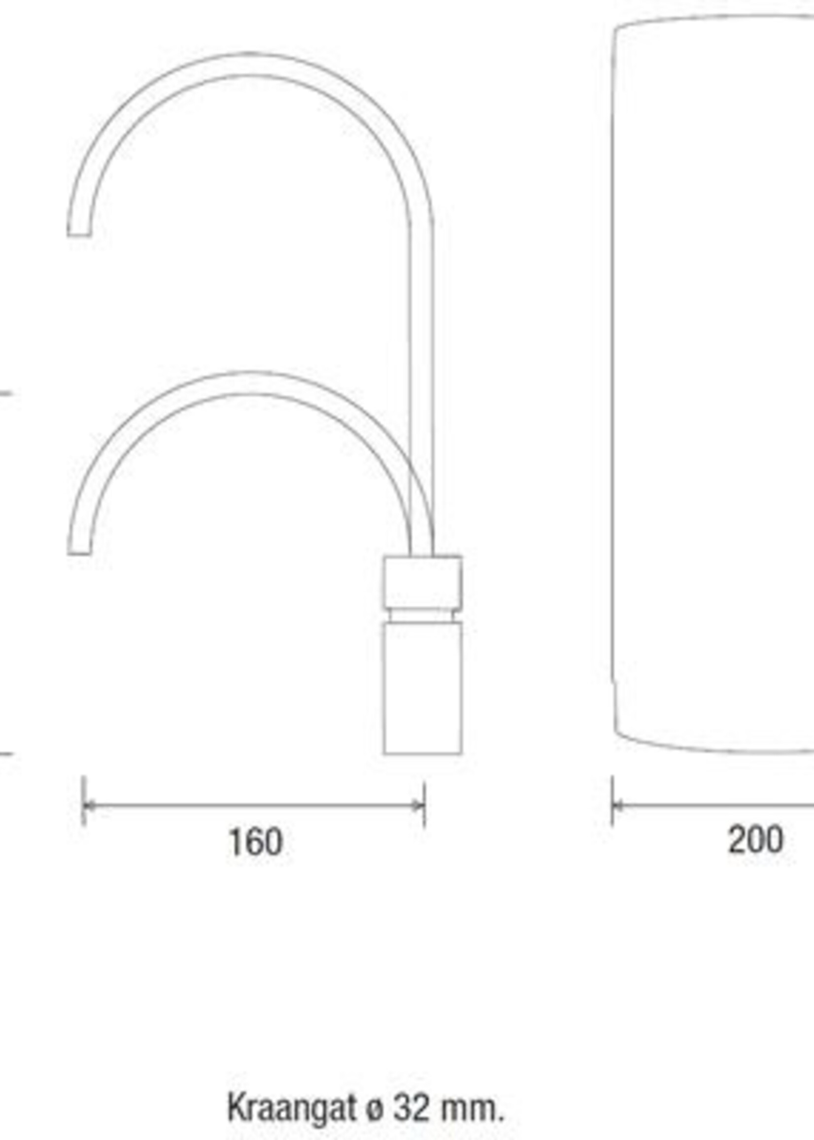 Quooker 22+NRCHR kokend waterkraan