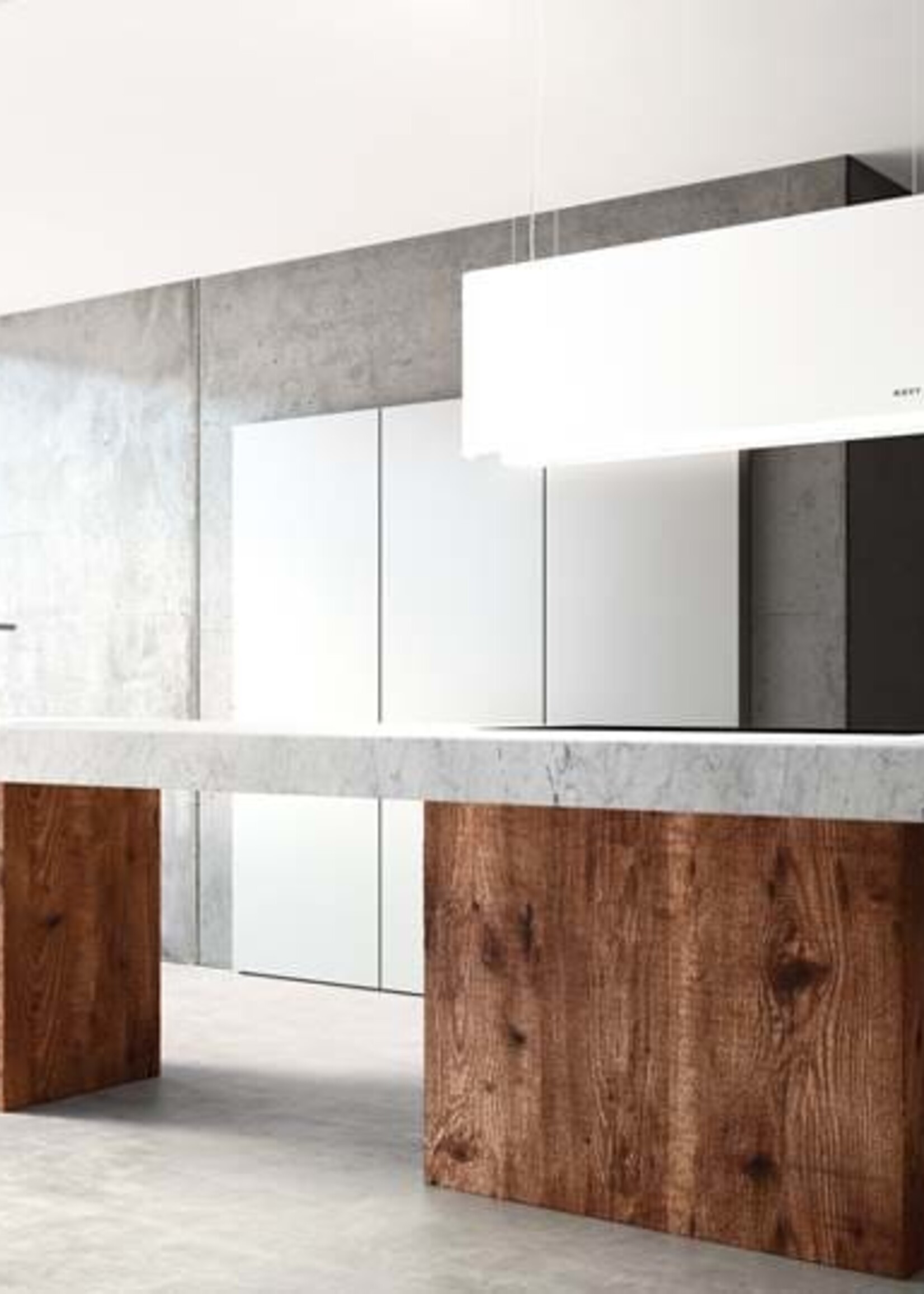 Novy 7550 Mood Eilandschouw afzuigkap - 110 cm - Wit