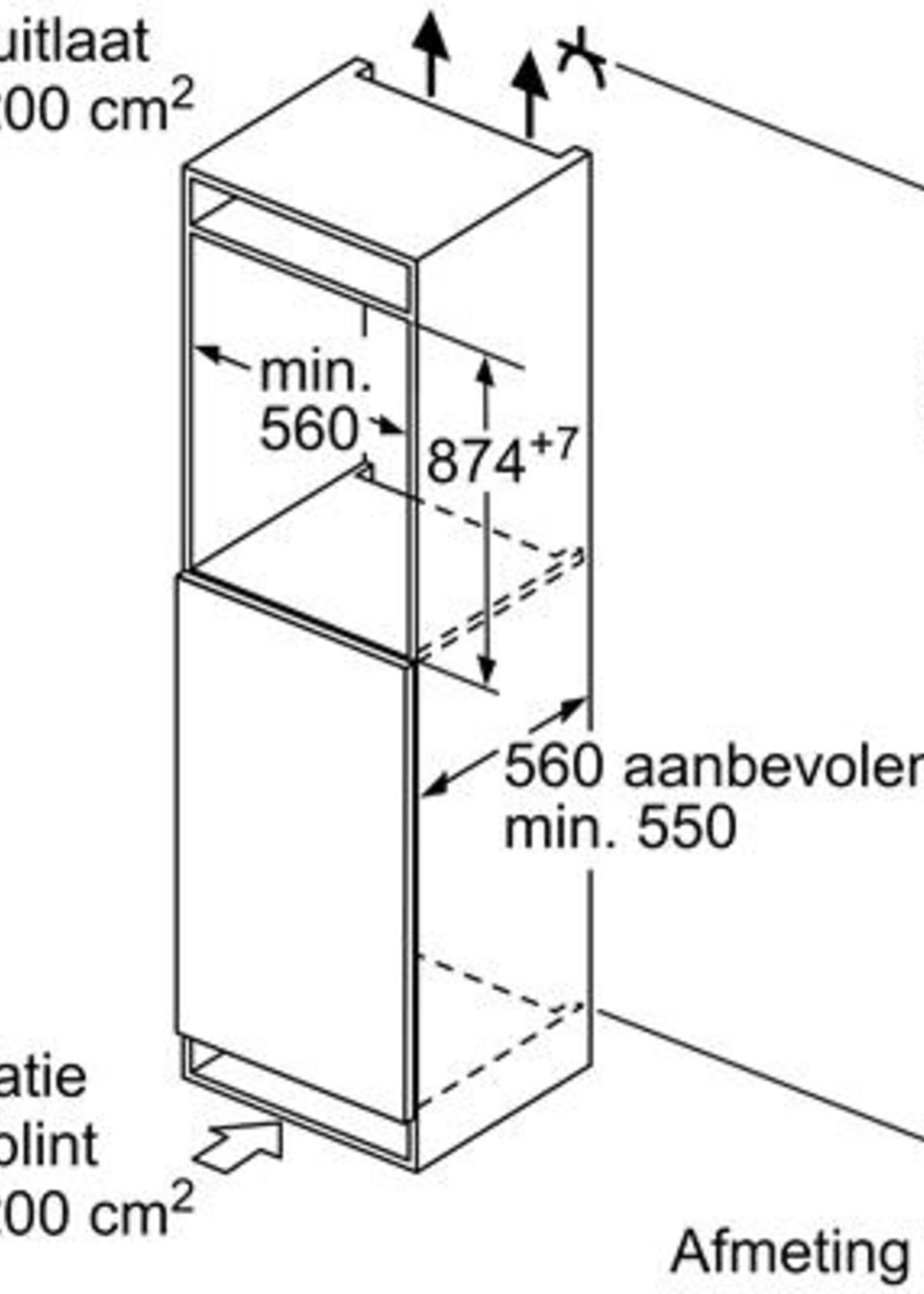 Bosch KIR21SDD0 koelkast