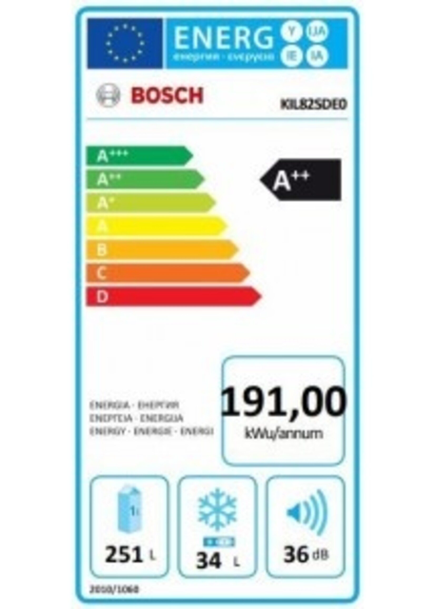 Bosch KIL82SDE0 koelkast