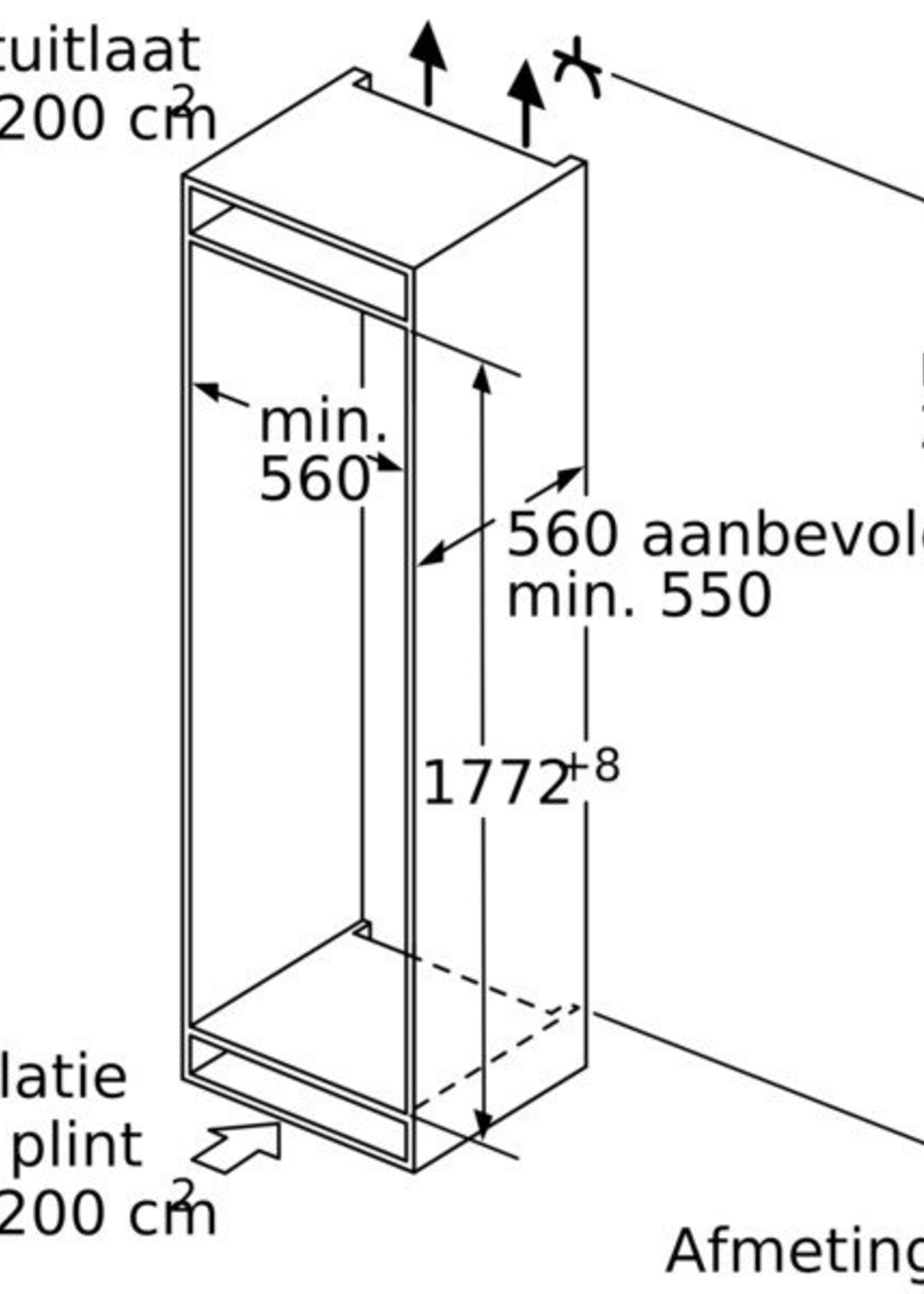 Bosch KIL82SDE0 koelkast