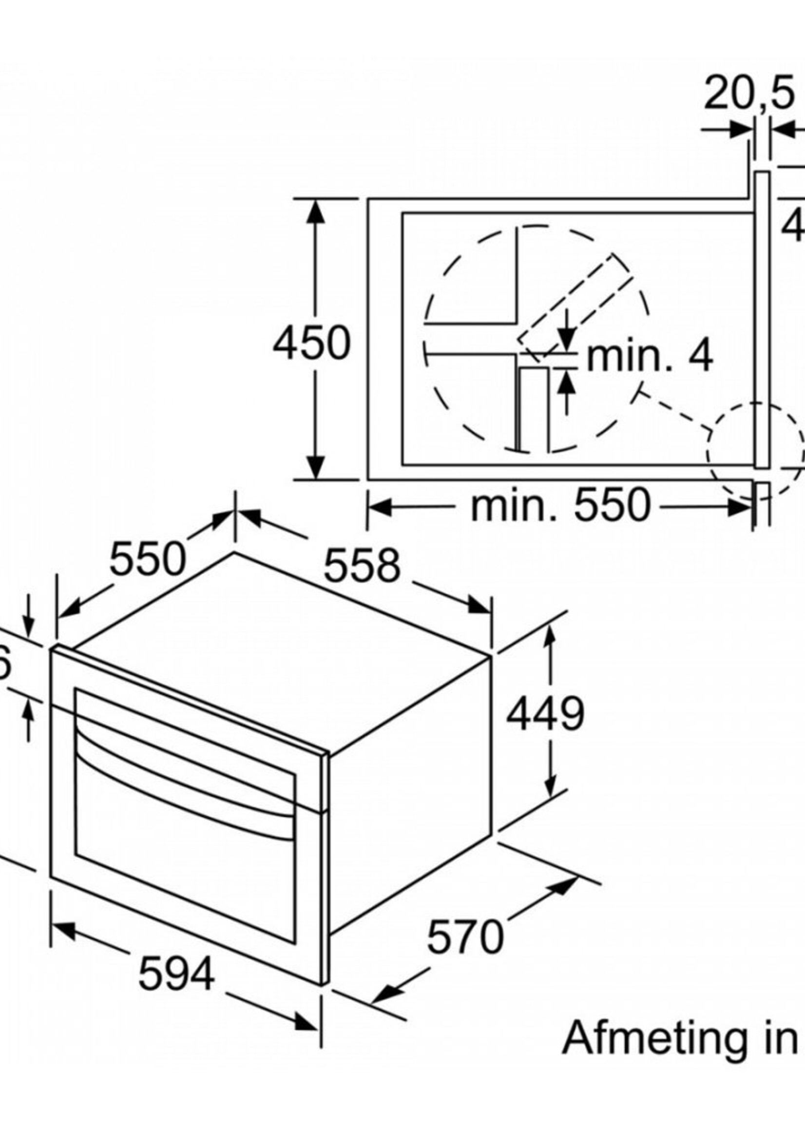 Bosch CMA485GB0 solo magnetron