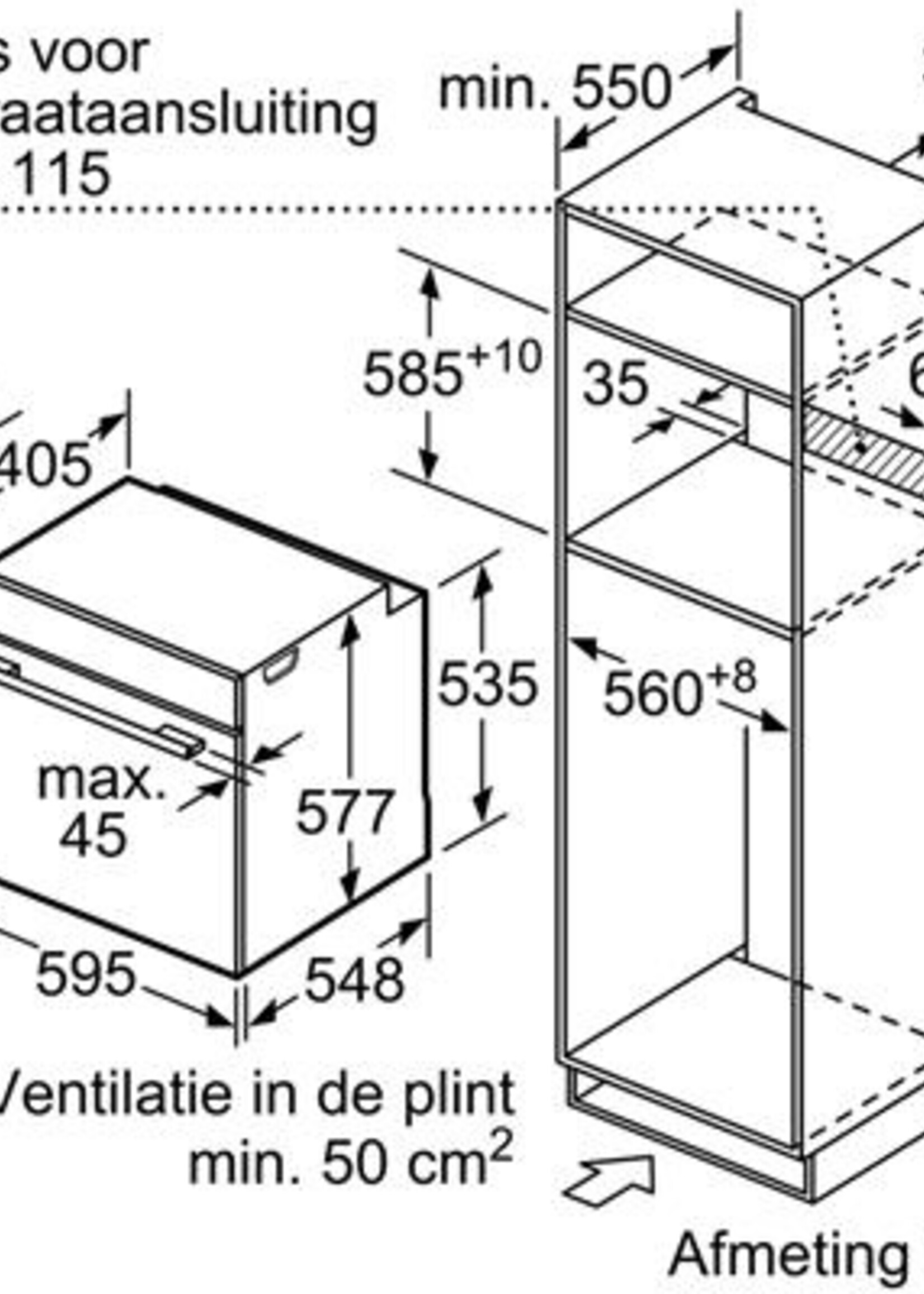Bosch HMG836NS6 combi magnetron