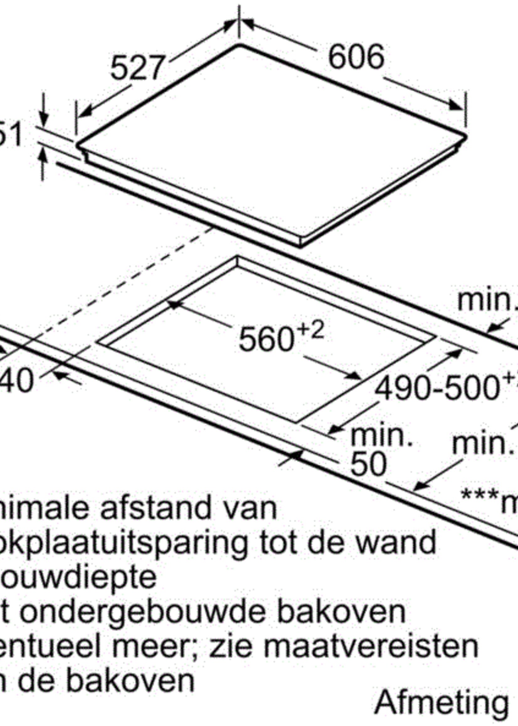 Bosch PIE695FC5E inductiekookplaat - 61 cm