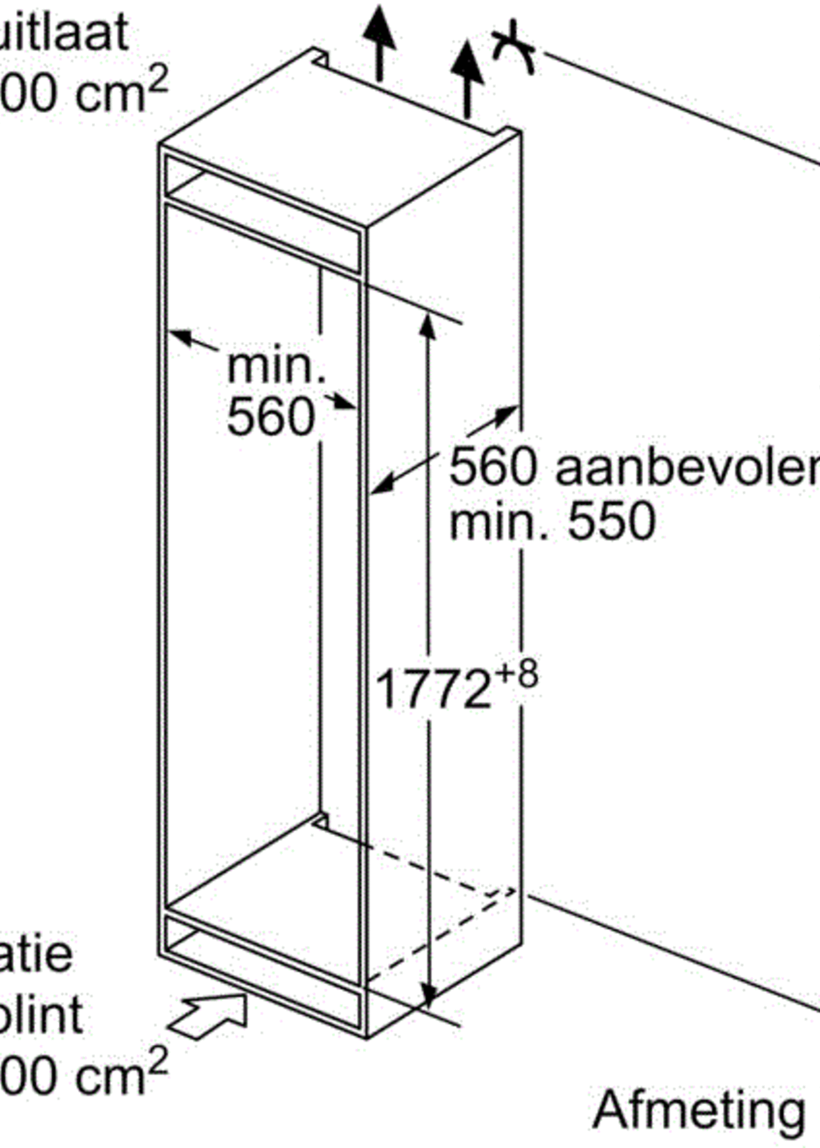 Siemens KI87V5SF0 koel/vriescombinatie