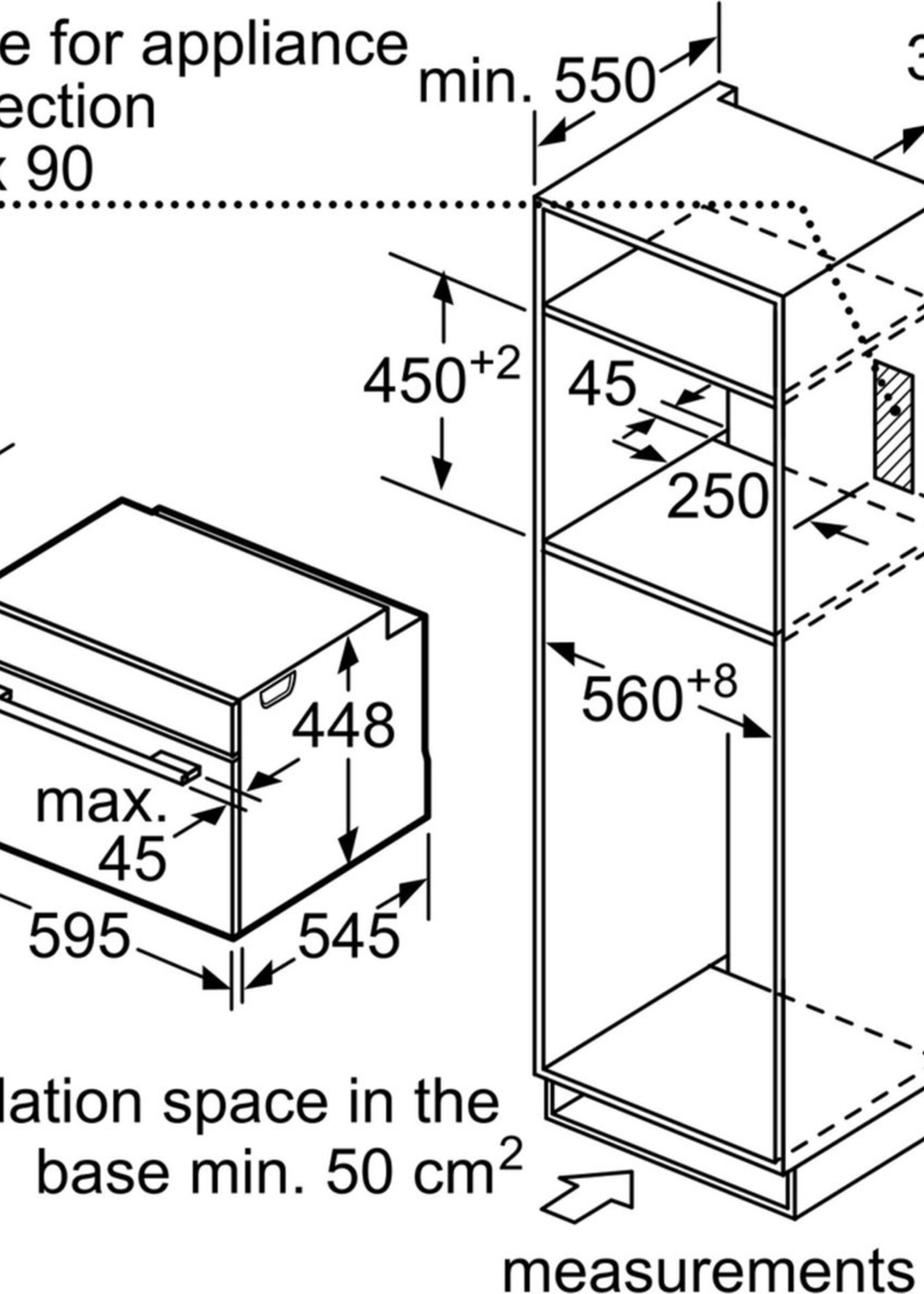 Bosch CFA634GS1 inbouwmagnetron