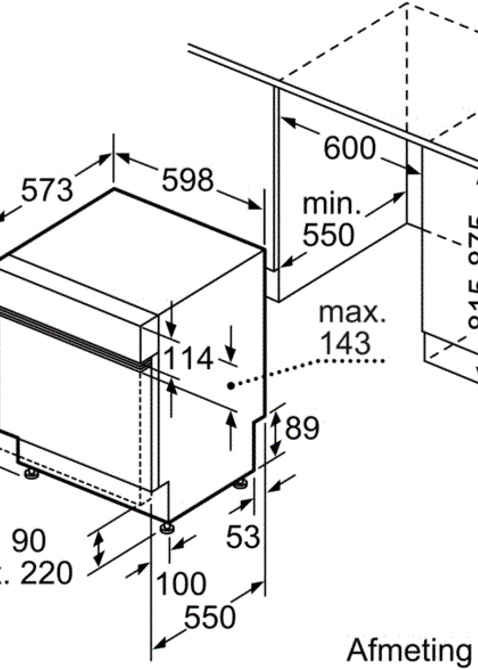 Bosch SMI8ZCS07E geïntegreerde vaatwasser