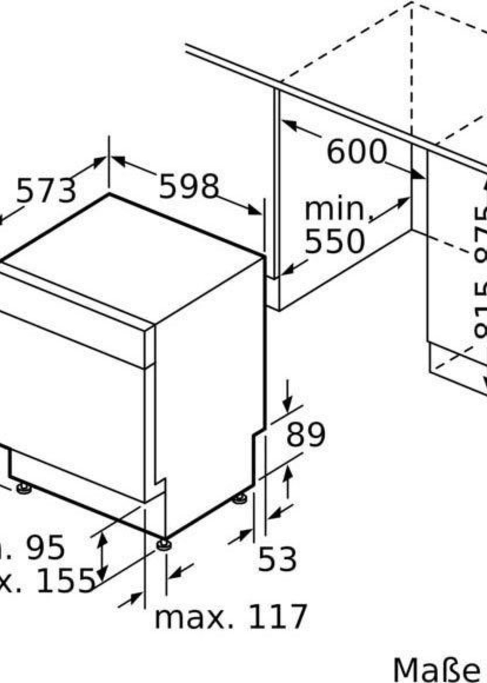Siemens SN43HS30AE onderbouw vaatwasser