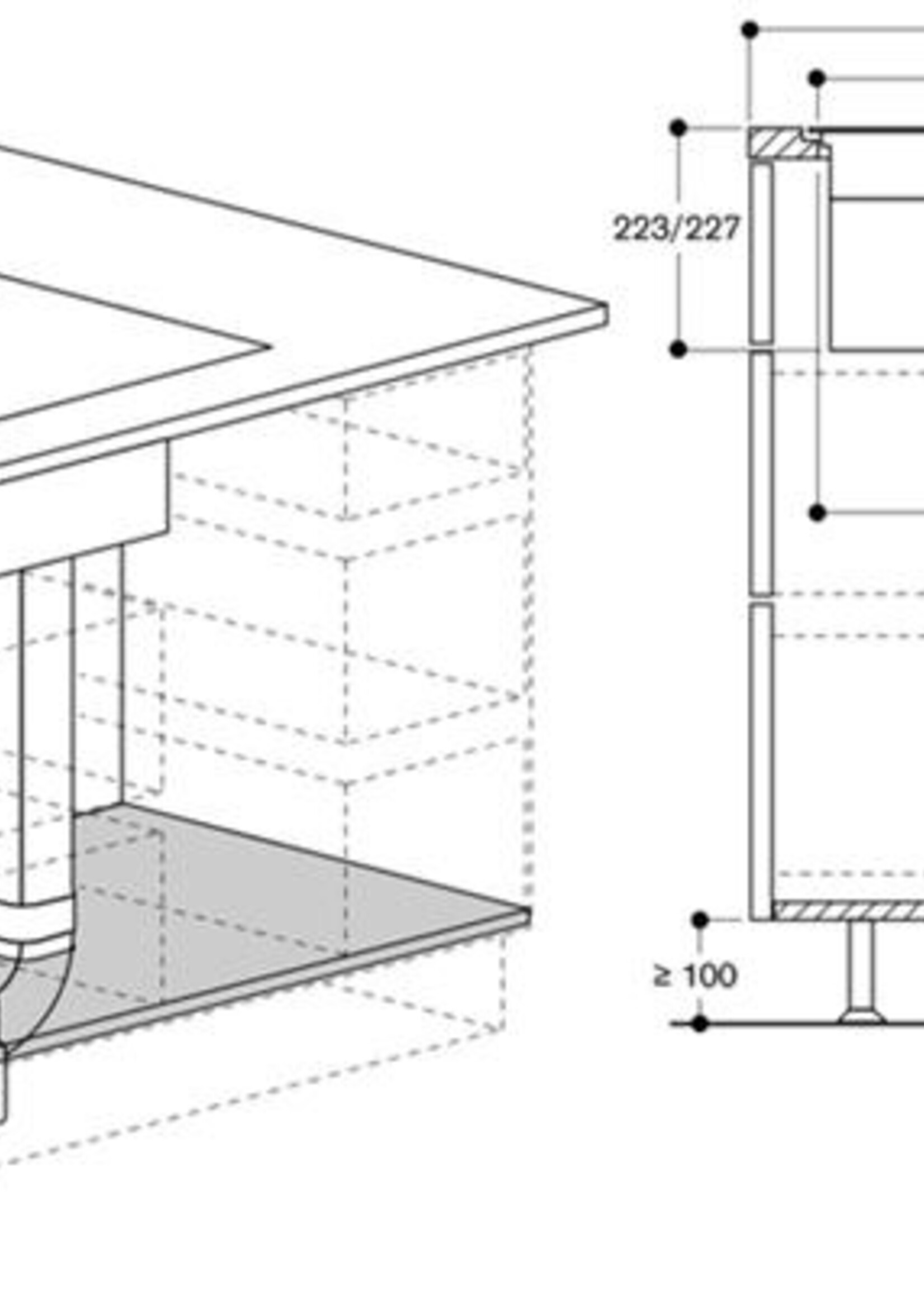 Gaggenau CV282101 kookplaat met afzuiging - 79 cm