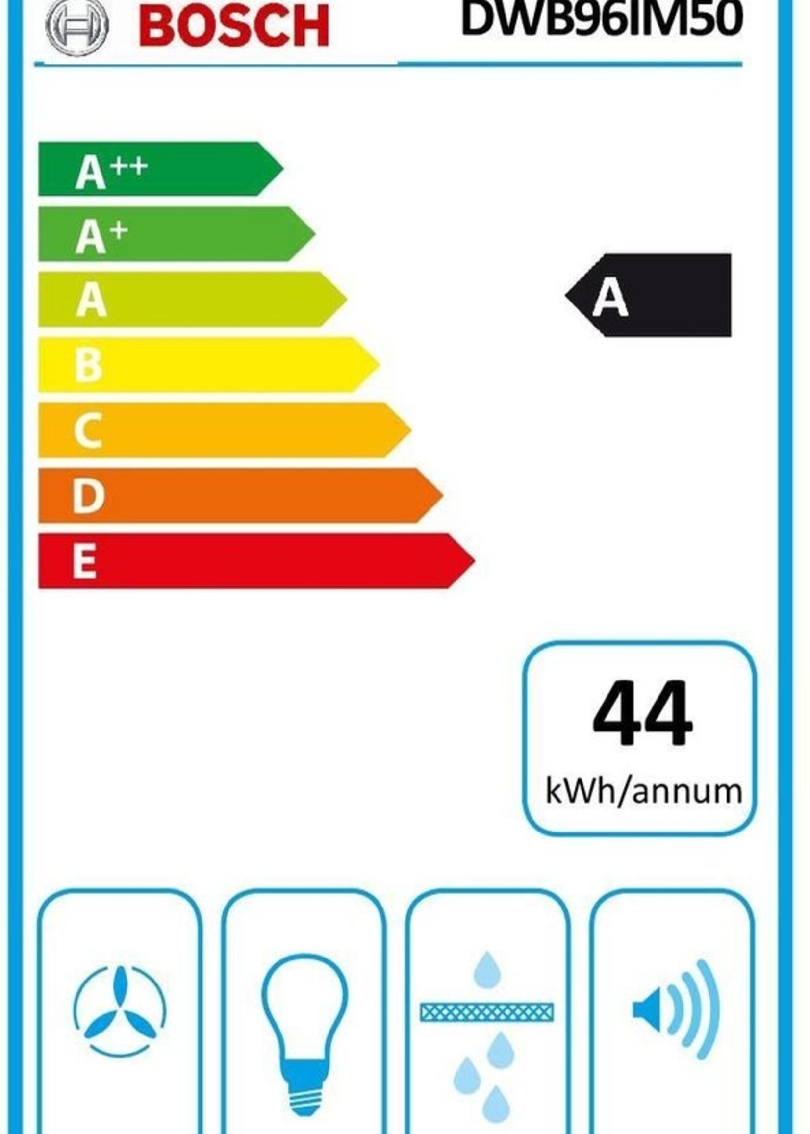 Bosch DWB96IM50 wandschouw afzuigkap