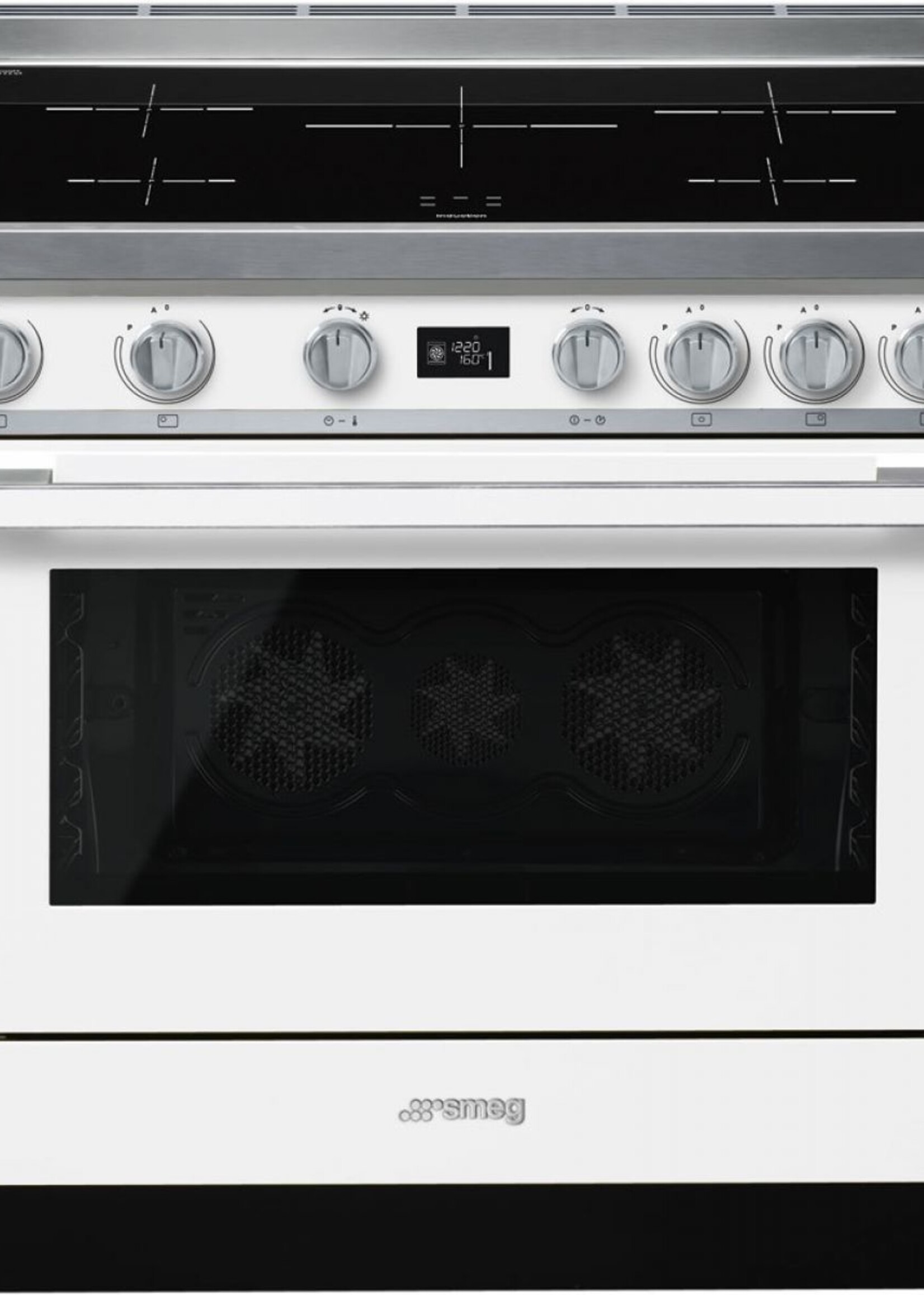 Smeg CPF9IPWH inductiefornuis 90 cm