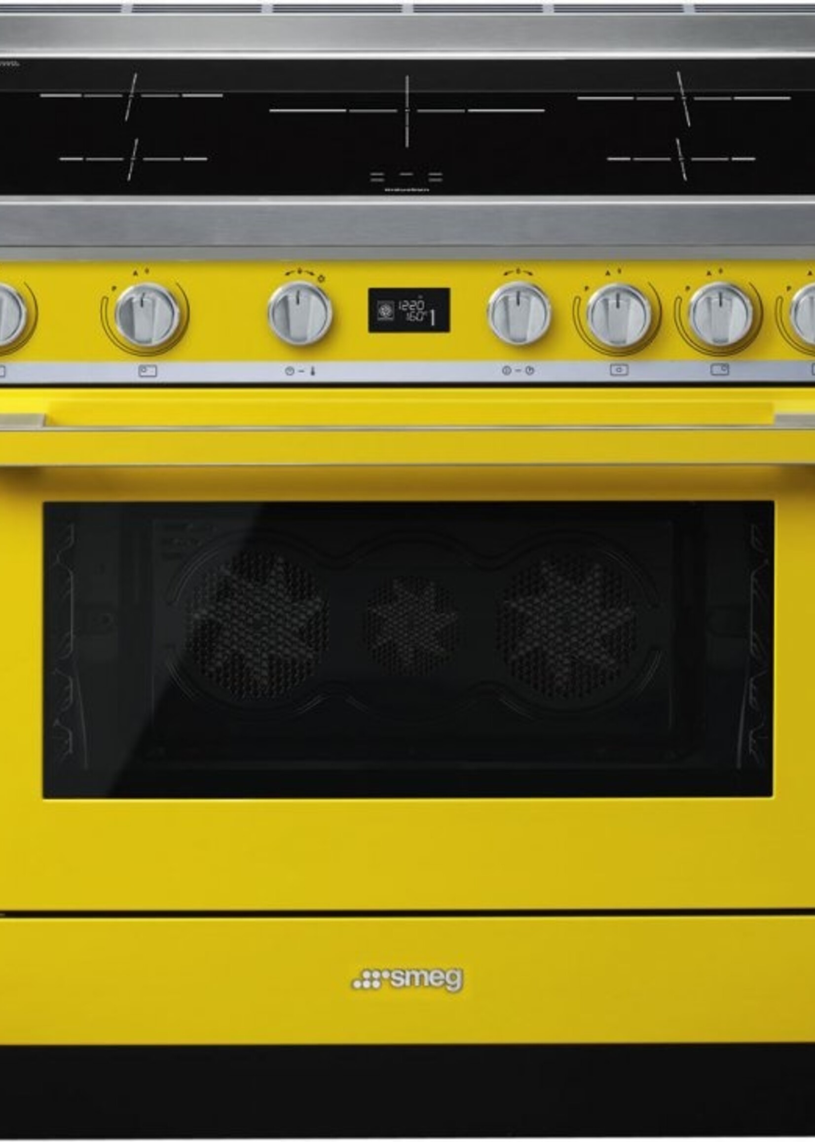 Smeg CPF9IPYW inductiefornuis 90 cm