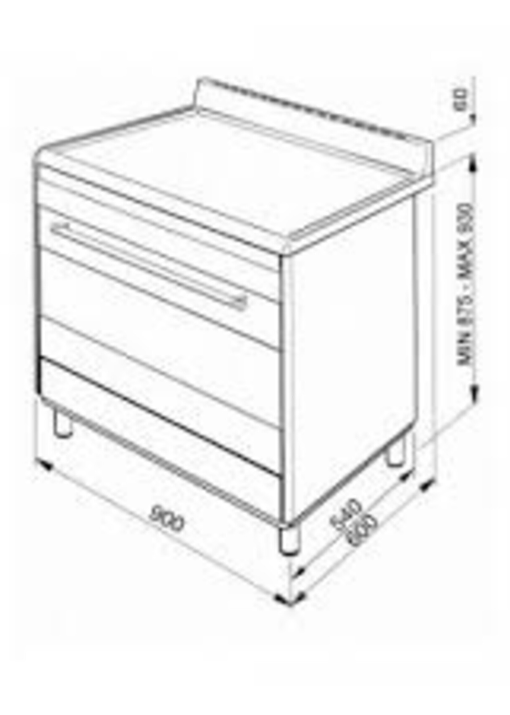 Smeg SNLKP90DA9 gasfornuis 90 cm