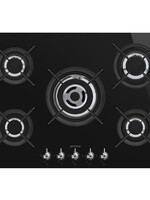 Smeg PV375CNNLKCL  gas op glas kookplaat