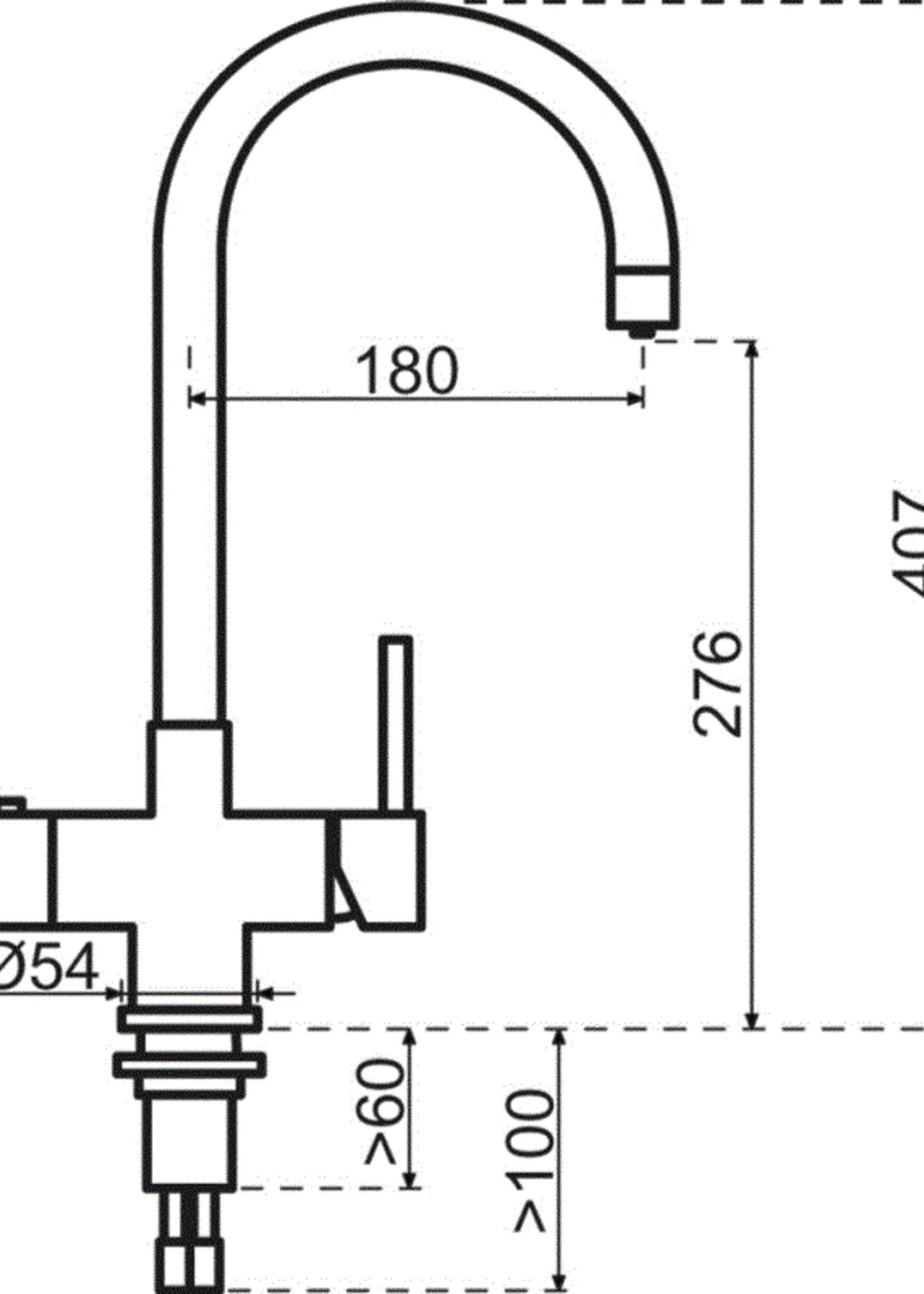 Selsiuz 350212 kokend waterkraan