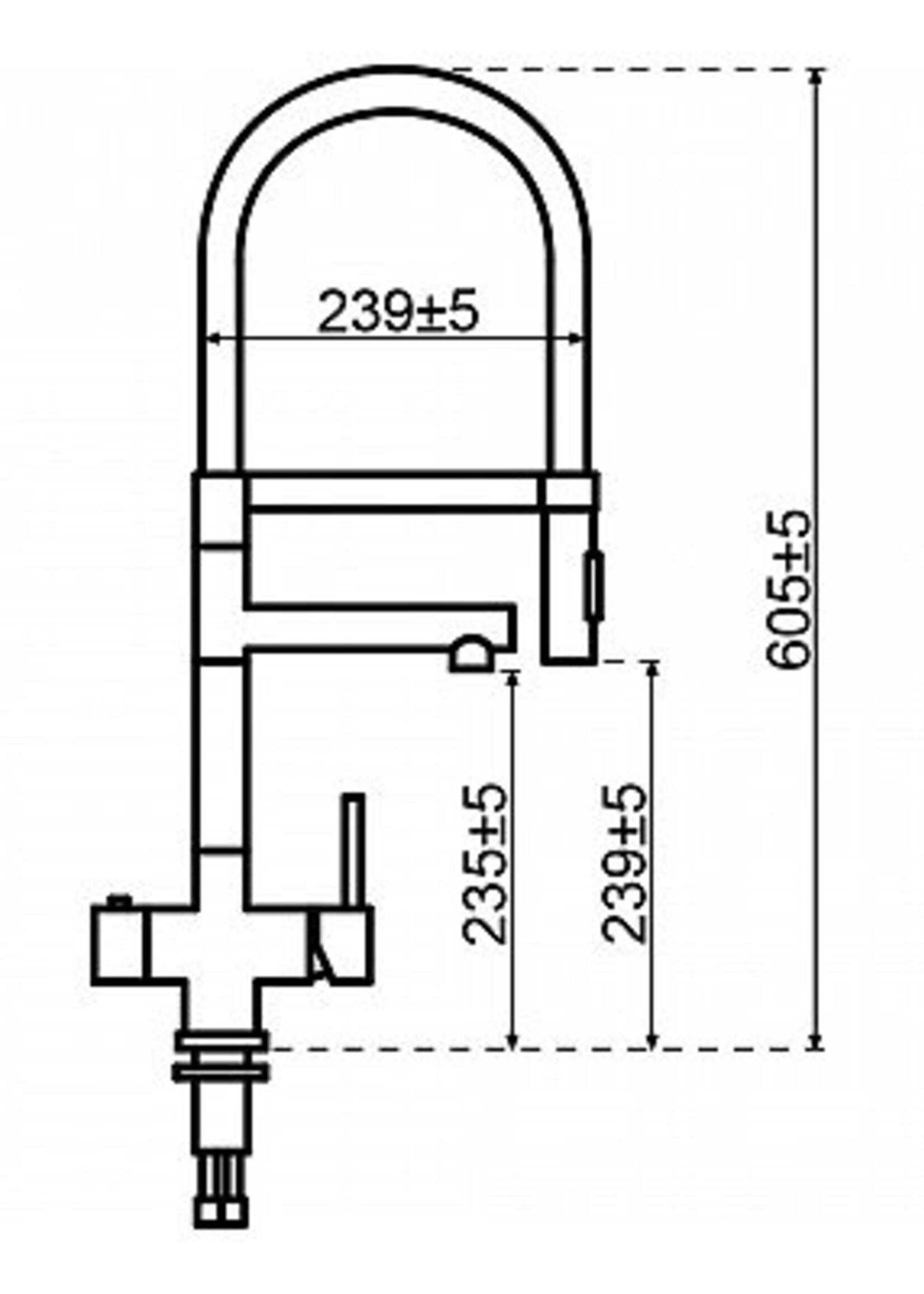 Selsiuz 350248 kokend waterkraan