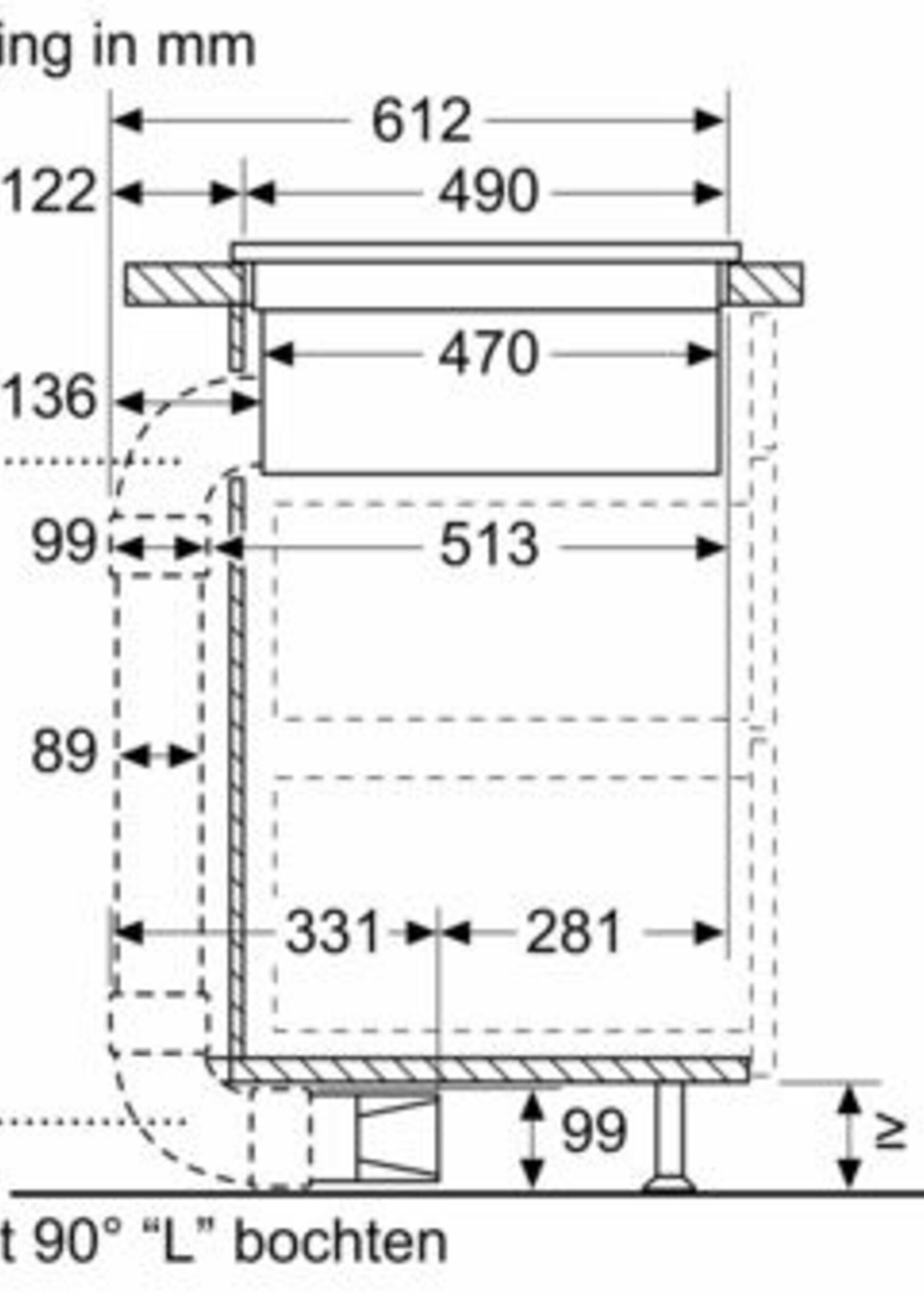 Siemens EH877BE15E studioLine Inductiekookplaat met afzuiging  - 80 cm
