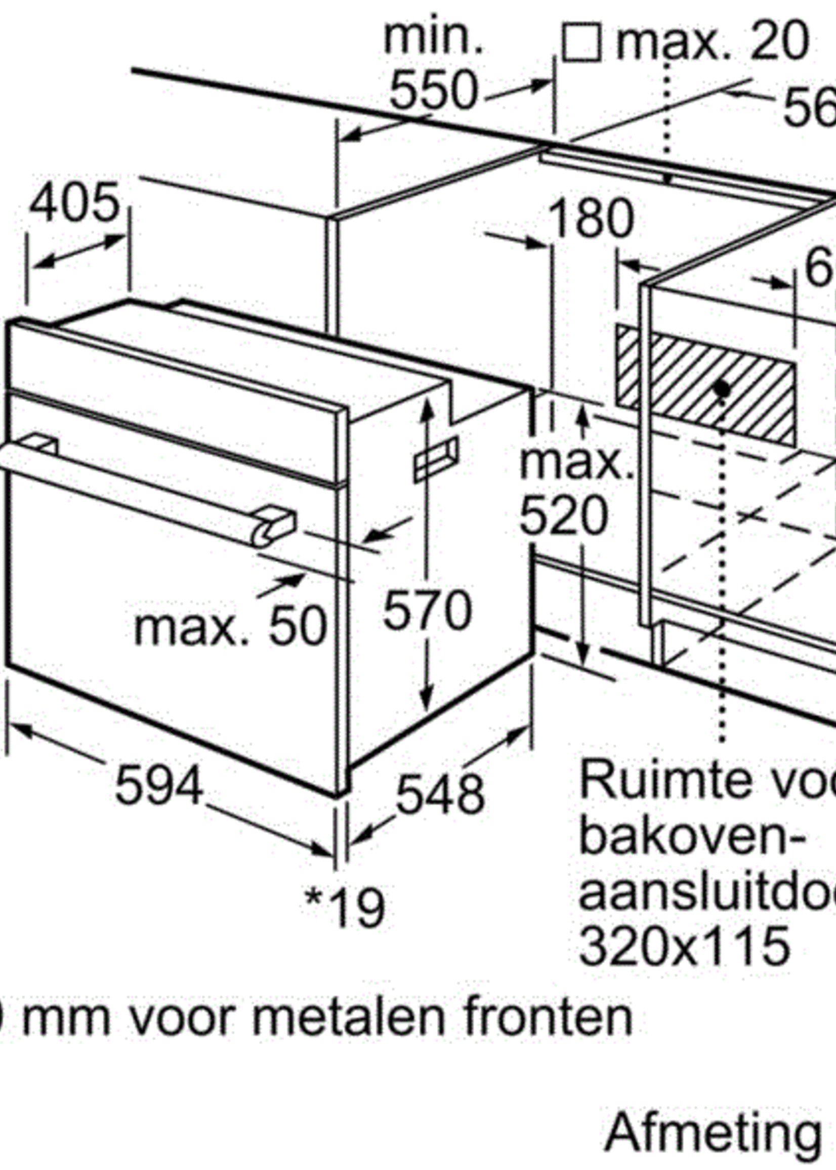 Bosch HBF134EB1 inbouw oven 60 cm